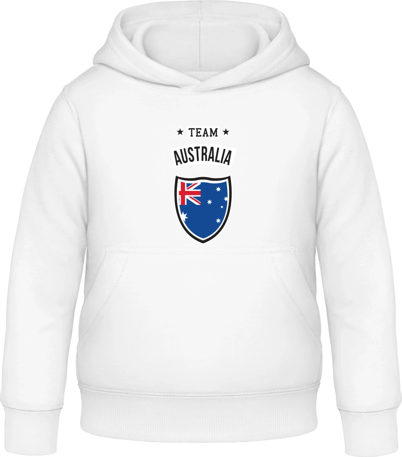 Team Australia - Arctic white Awdis Hoodie Kids - Front