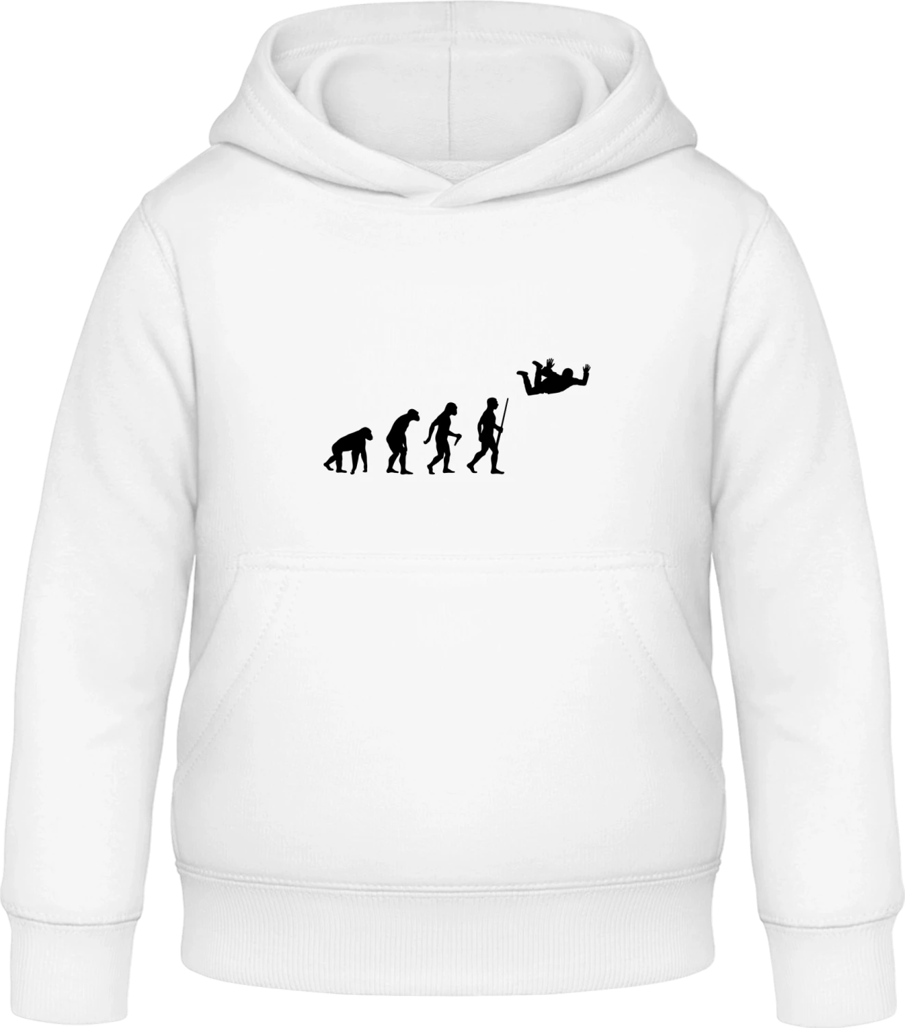 Skydiver Evolution - Arctic white Awdis Hoodie Kids - Front