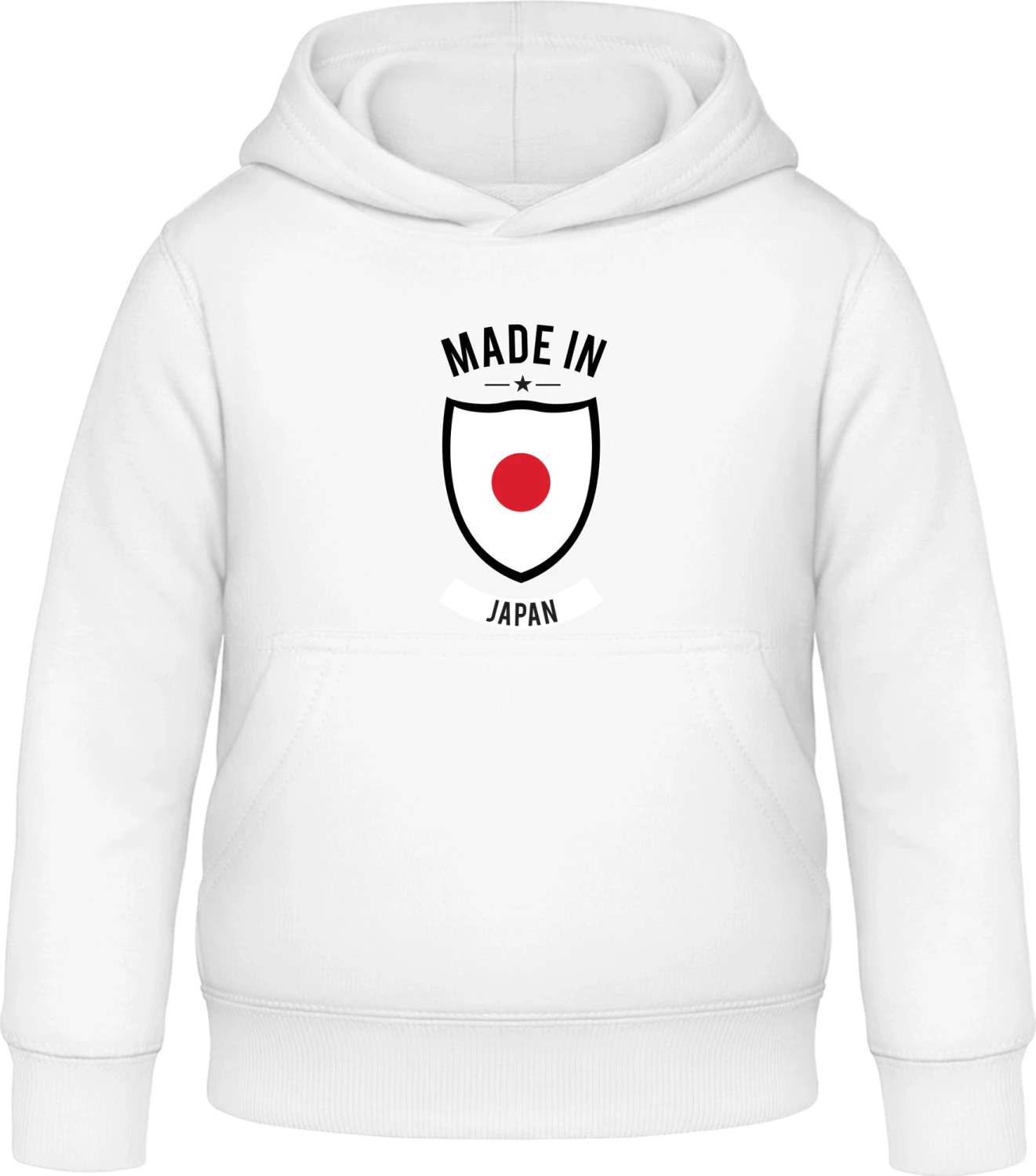 Made in Japan - Arctic white Awdis Hoodie Kids - Front