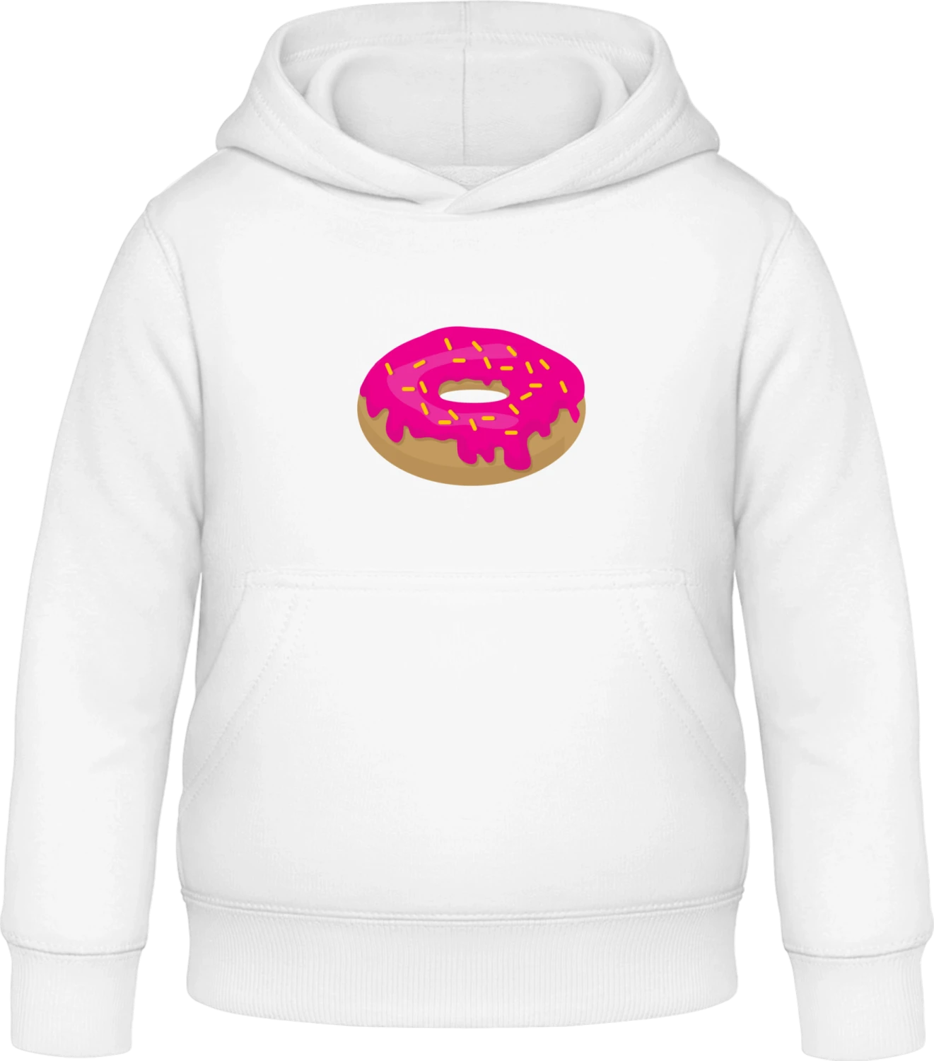 Donut - Arctic white Awdis Hoodie Kids - Front