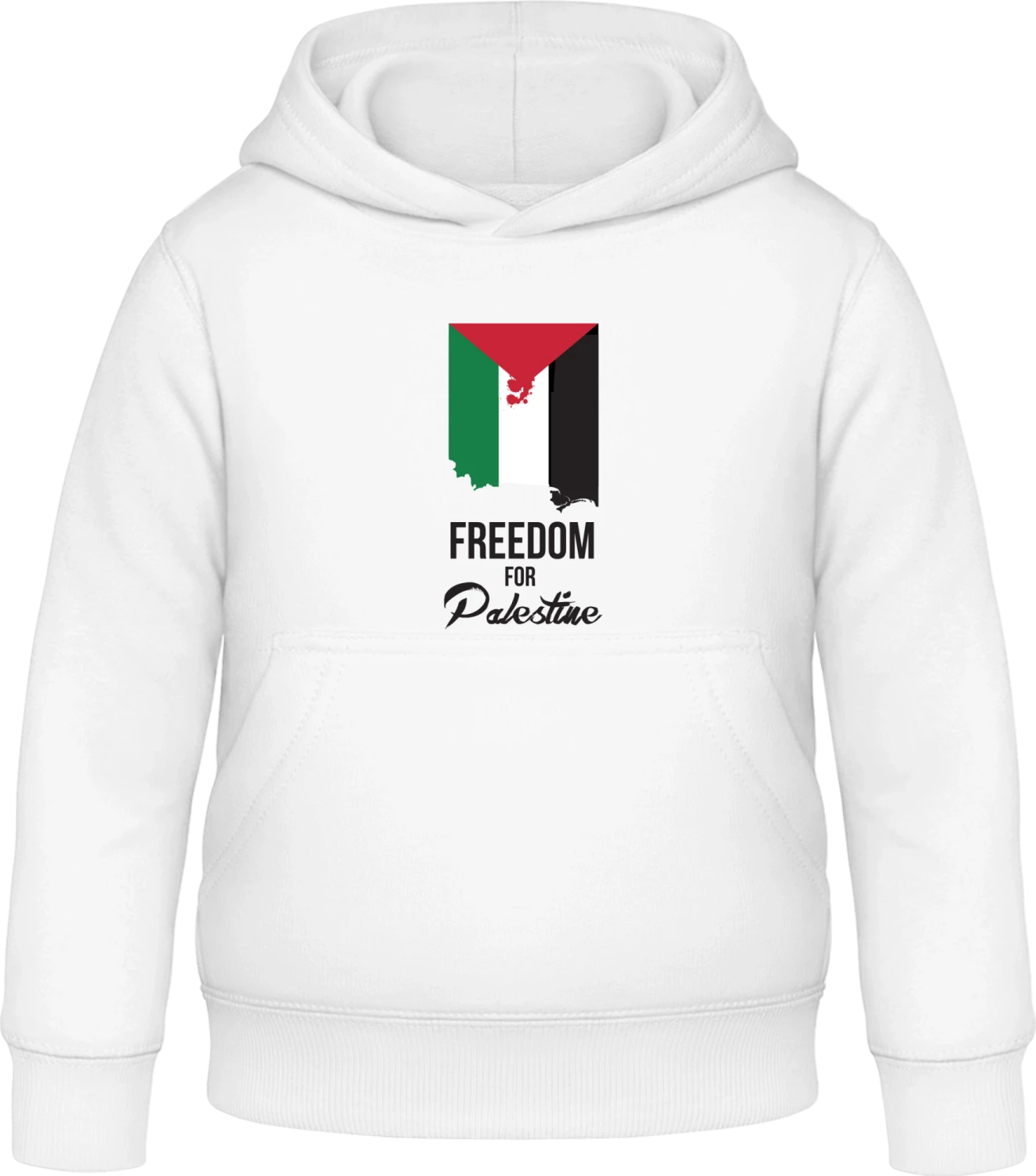 Freedom For Palestine - Arctic white Awdis Hoodie Kids - Front