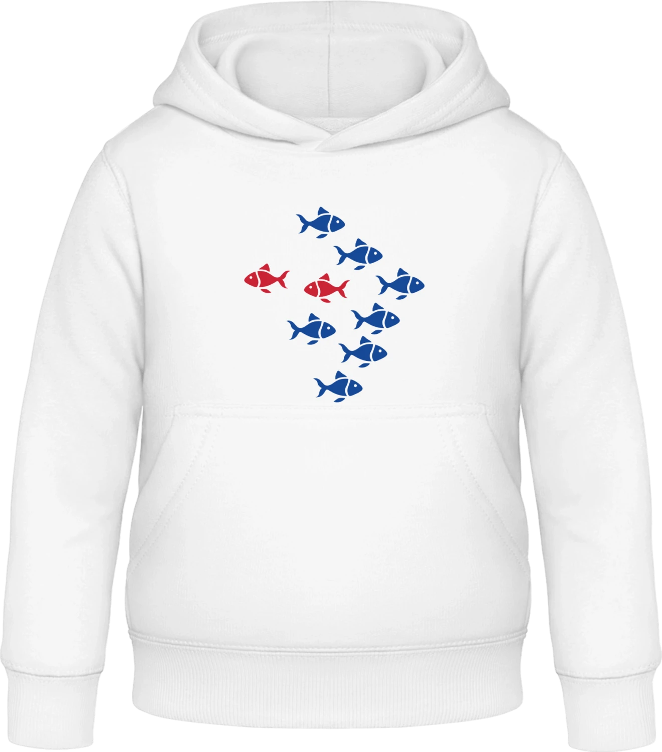 Be Different - Arctic white Awdis Hoodie Kids - Front