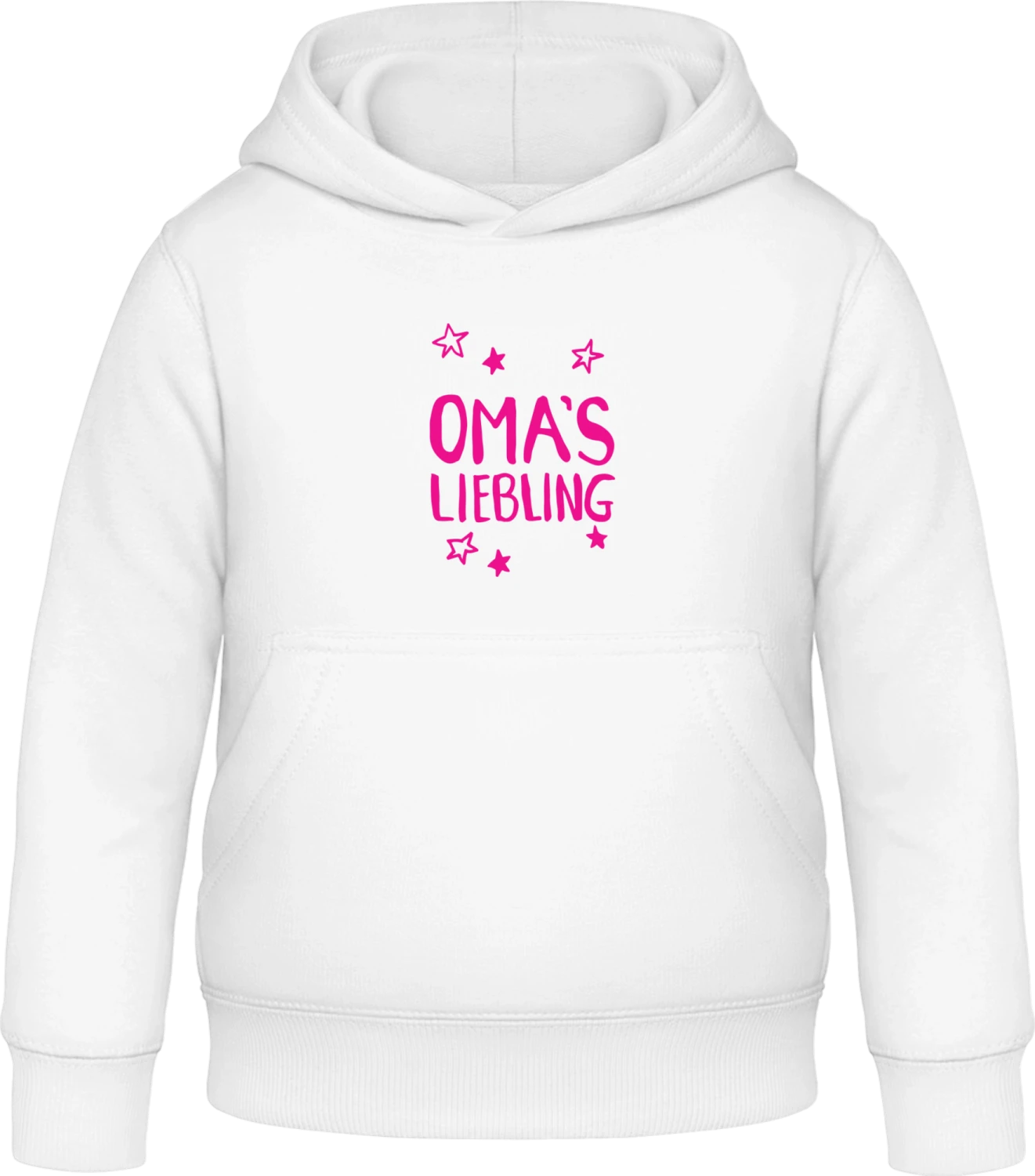 Oma's Liebling - Arctic white Awdis Hoodie Kids - Front