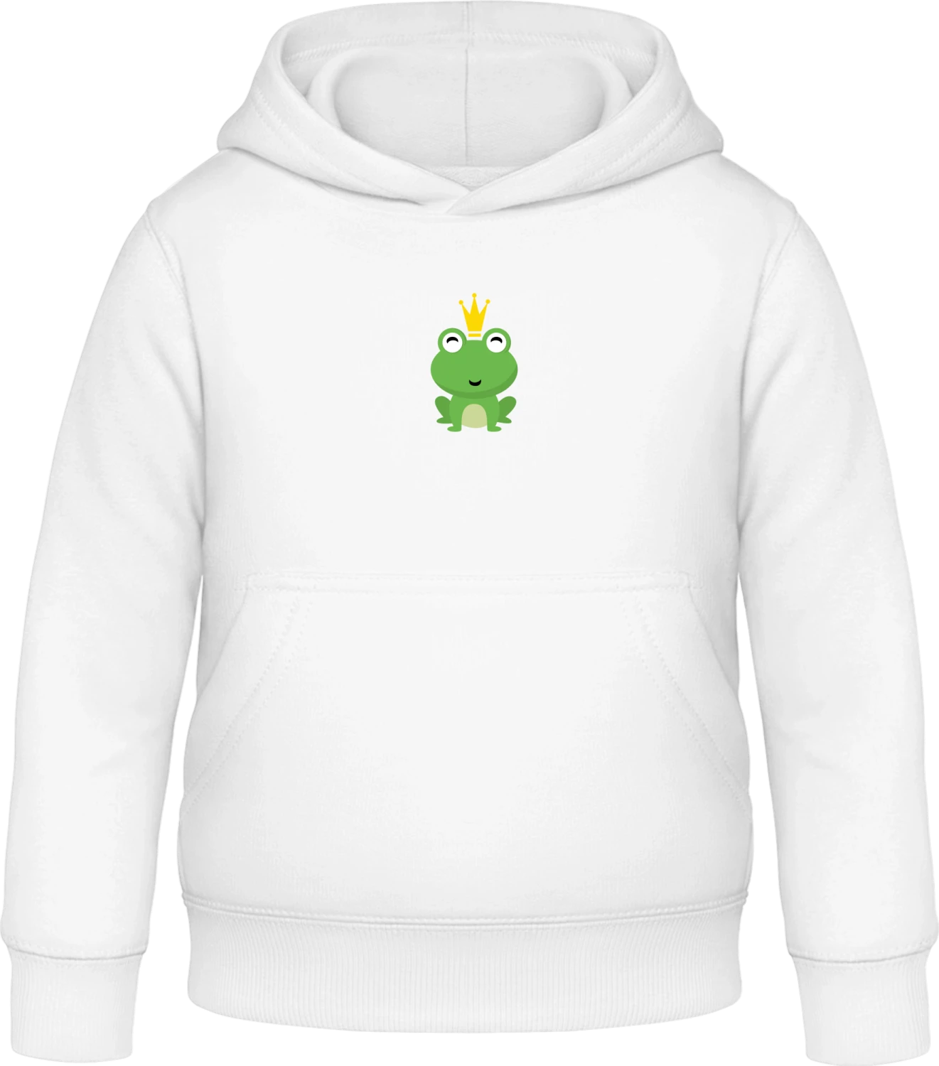 Froschkönig - Arctic white Awdis Hoodie Kids - Front