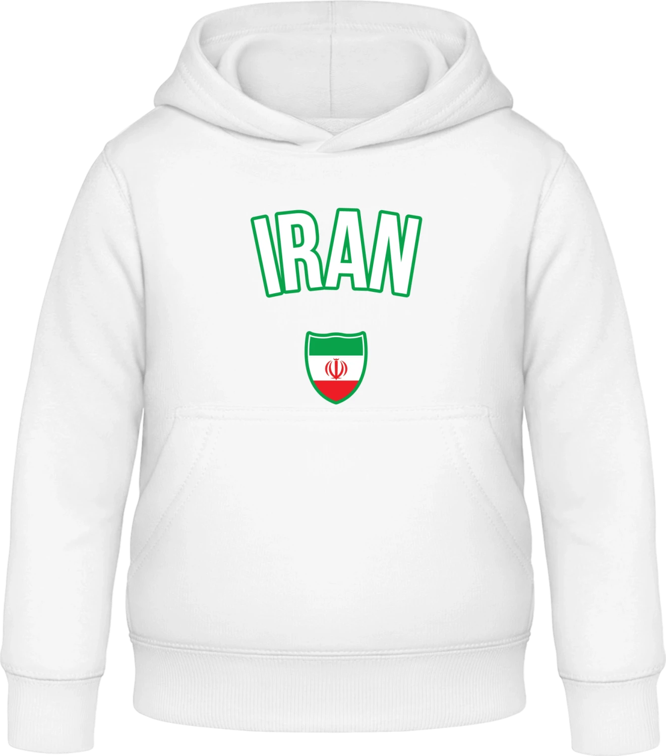 IRAN Fan - Arctic white Awdis Hoodie Kids - Front