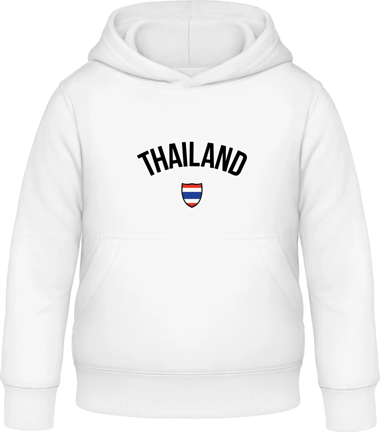 THAILAND Fan - Arctic white Awdis Hoodie Kids - Front