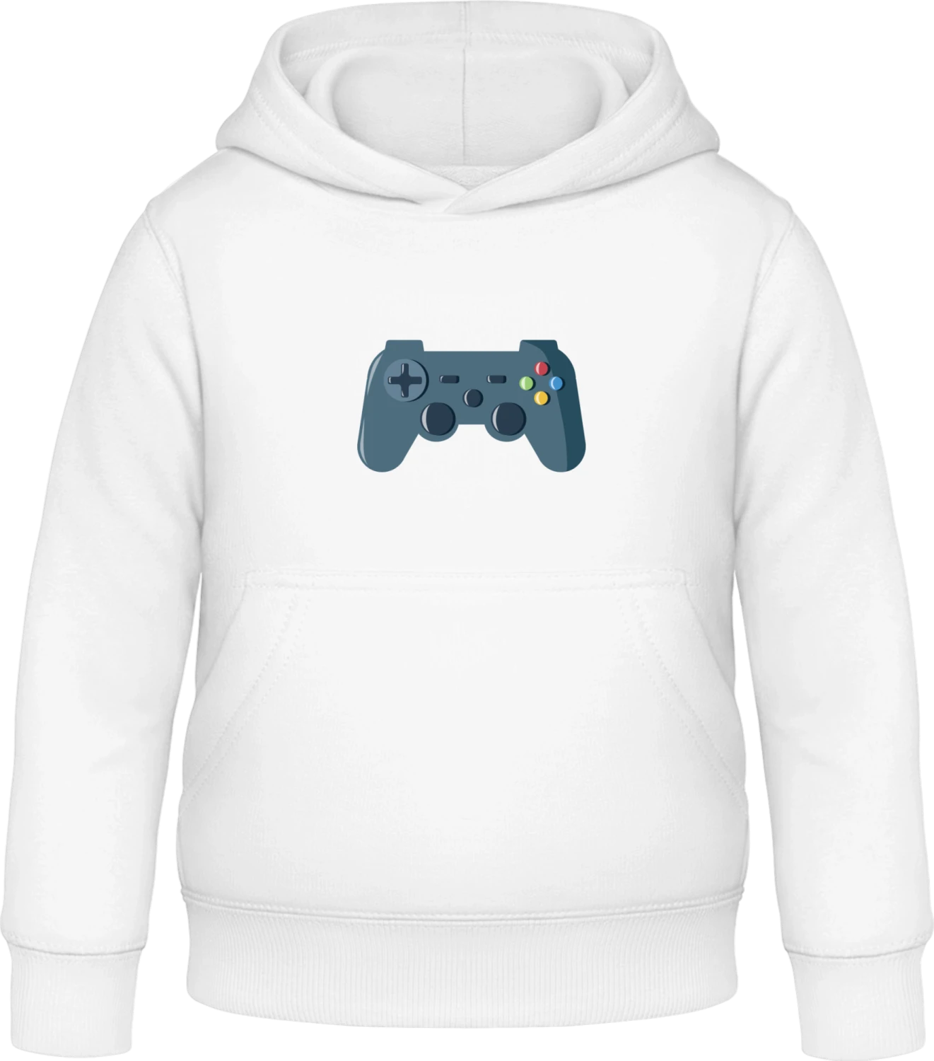 Gaming Controller - Arctic white Awdis Hoodie Kids - Front