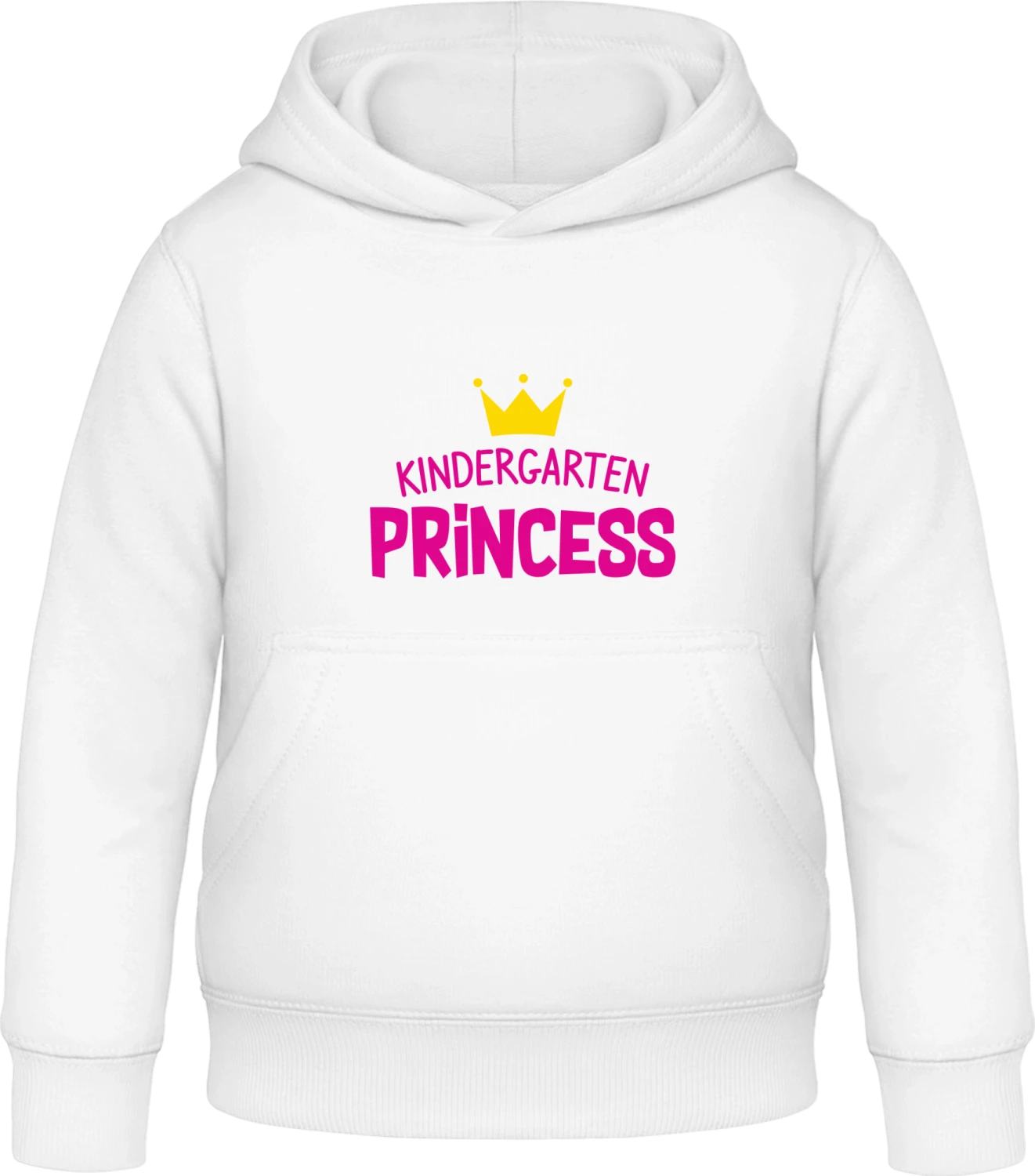 Kindergarten Princess - Arctic white Awdis Hoodie Kids - Front