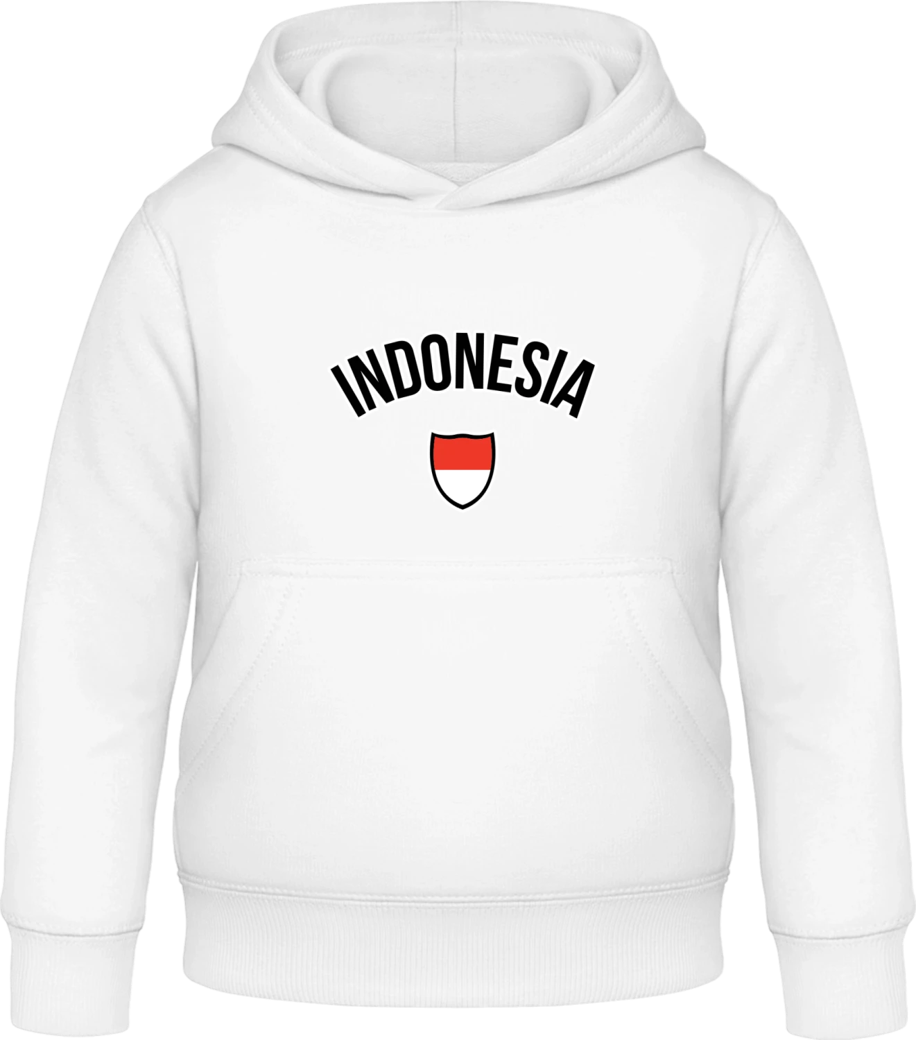 INDONESIA - Arctic white Awdis Hoodie Kids - Front