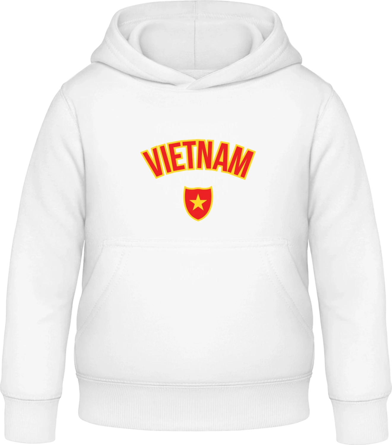 VIETNAM Fan - Arctic white Awdis Hoodie Kids - Front