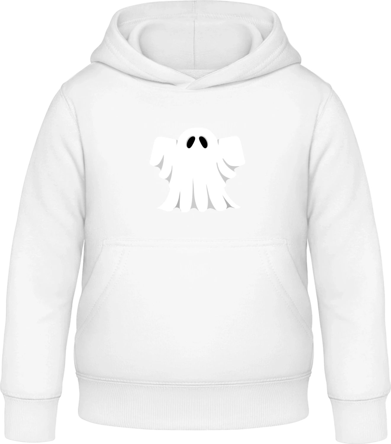 White Ghost - Arctic white Awdis Hoodie Kids - Front