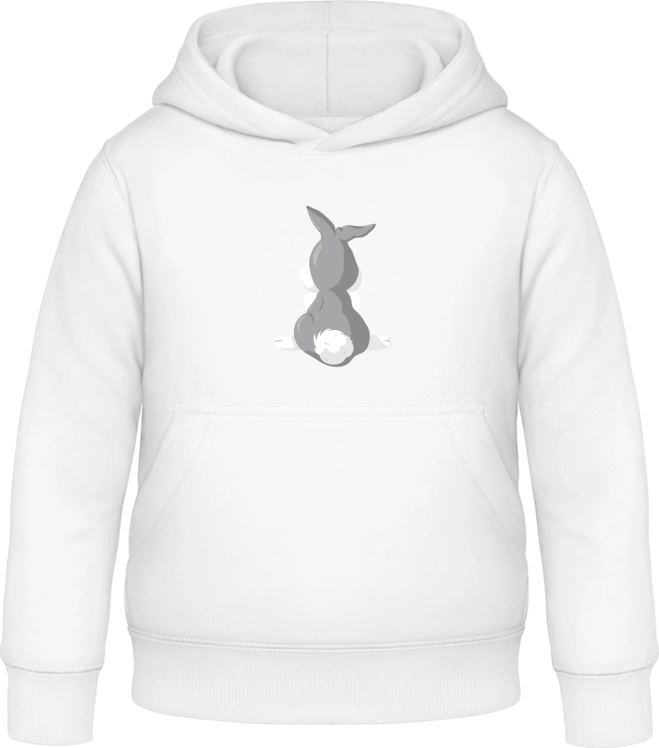 Plush Rabbit - Arctic white Awdis Hoodie Kids - Front