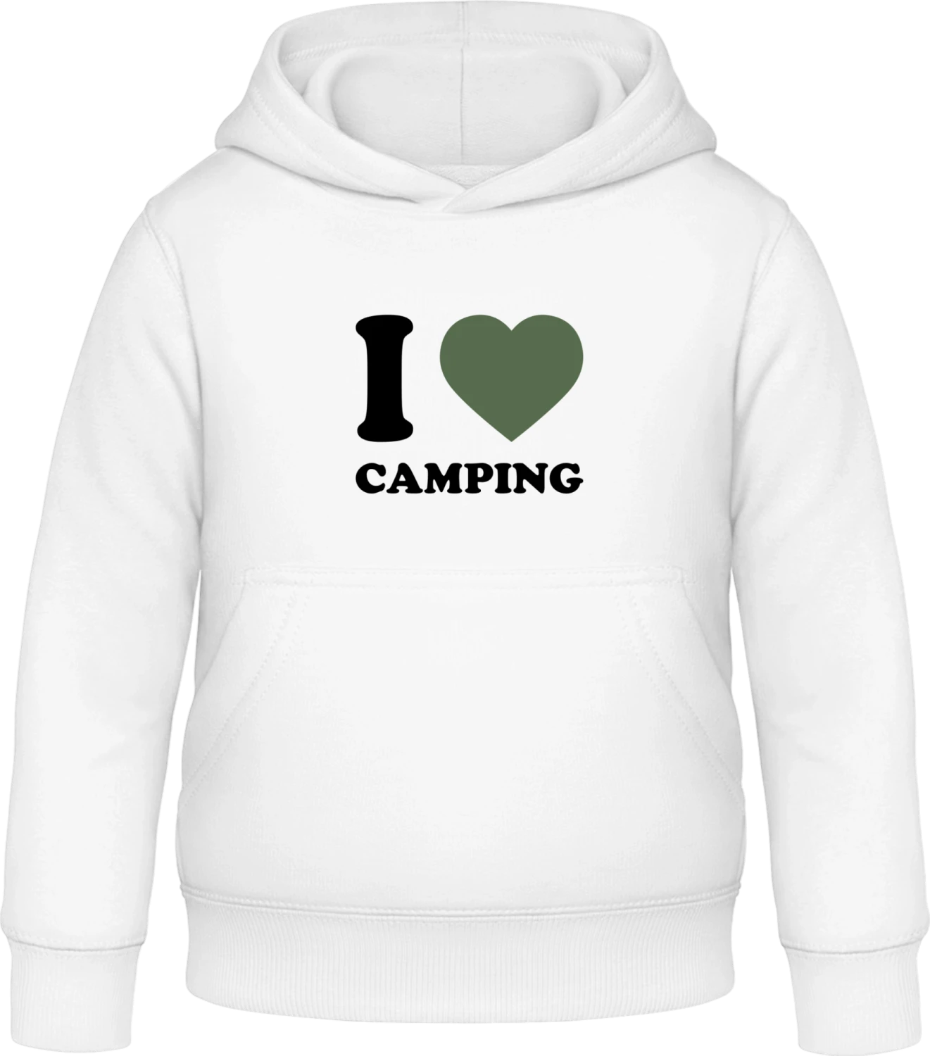 camping love - Arctic white Awdis Hoodie Kids - Front