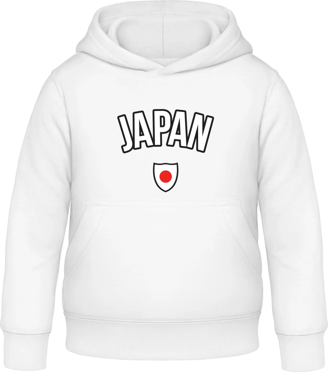 JAPAN Fan - Arctic white Awdis Hoodie Kids - Front