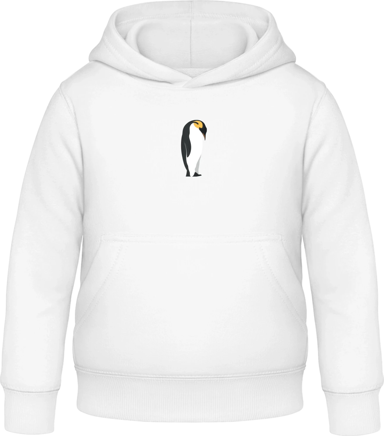 King Penguin - Arctic white Awdis Hoodie Kids - Front