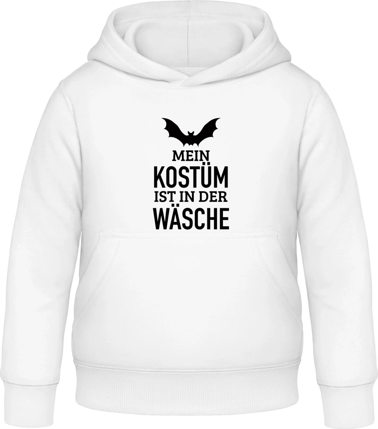 Mein Kostüm ist der Wäsche - Arctic white Awdis Hoodie Kids - Front