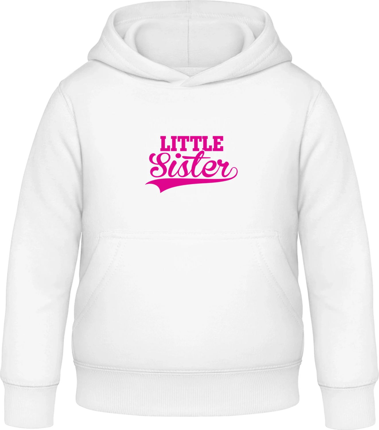 Little Sister Vintage - Arctic white Awdis Hoodie Kids - Front