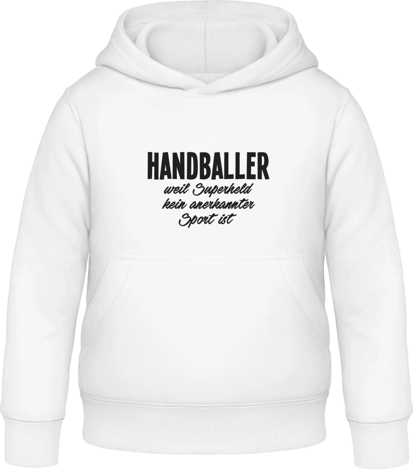 Handballer - Arctic white Awdis Hoodie Kids - Front