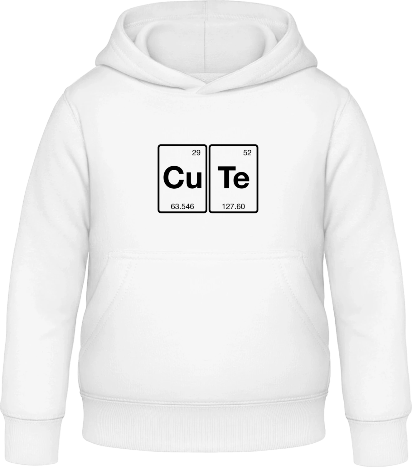 Cute Chemical - Arctic white Awdis Hoodie Kids - Front