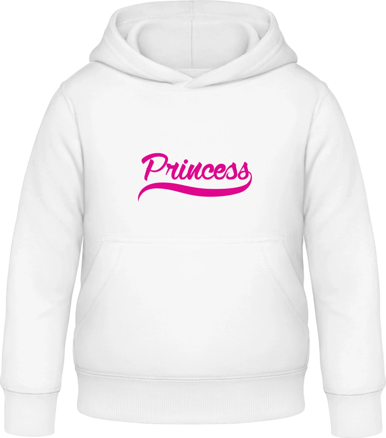 Princess Retro - Arctic white Awdis Hoodie Kids - Front