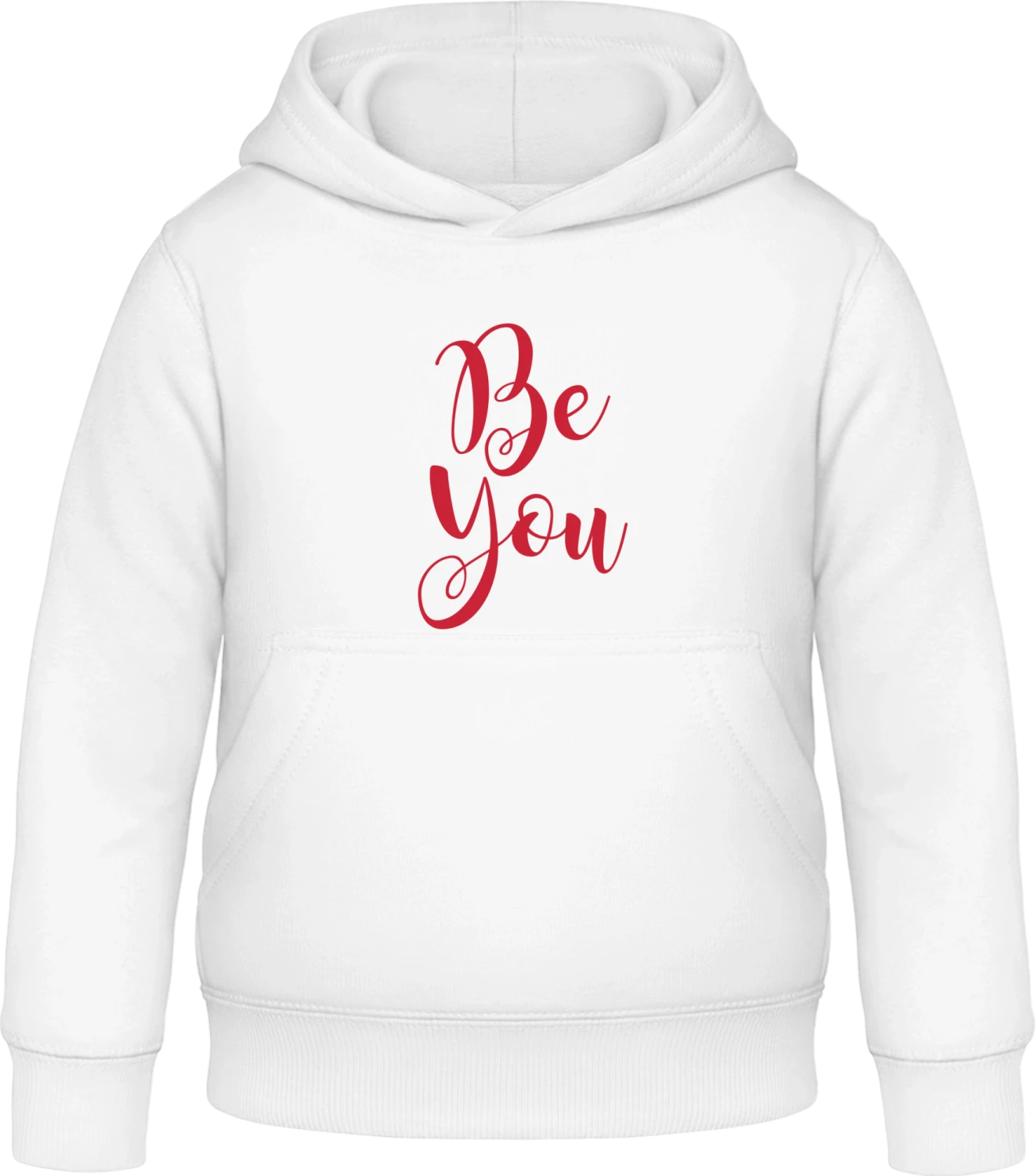 Be You - Arctic white Awdis Hoodie Kids - Front