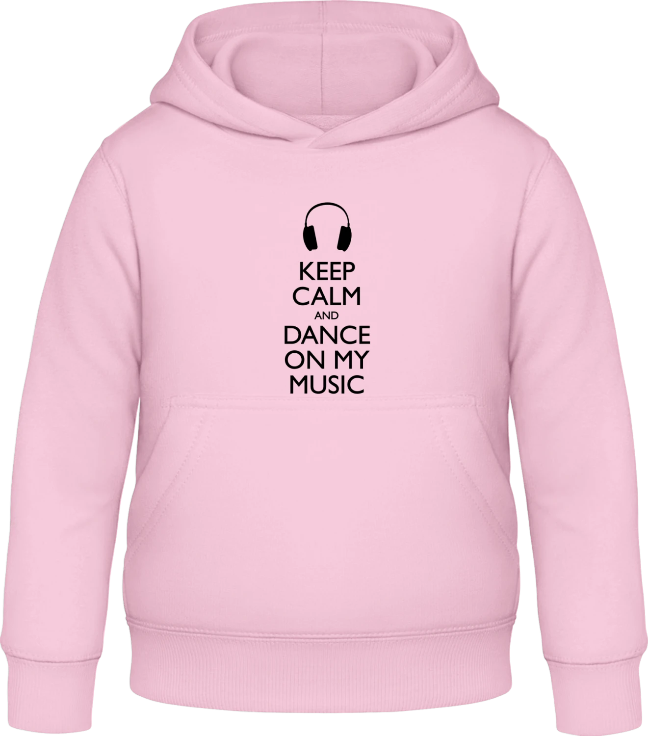 Dance on my Music - Baby pink Awdis Hoodie Kids - Front