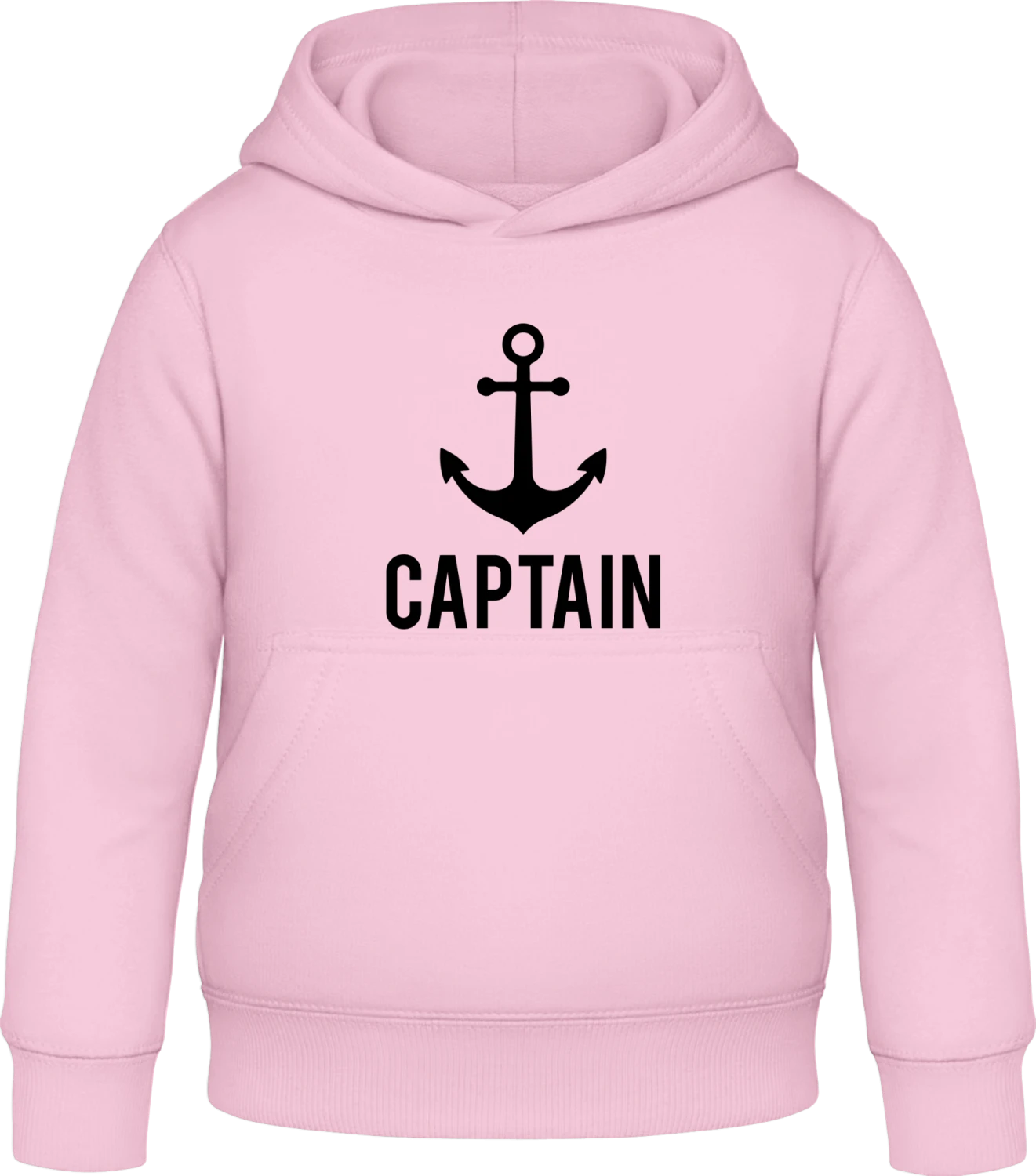 Captain - Baby pink Awdis Hoodie Kids - Front