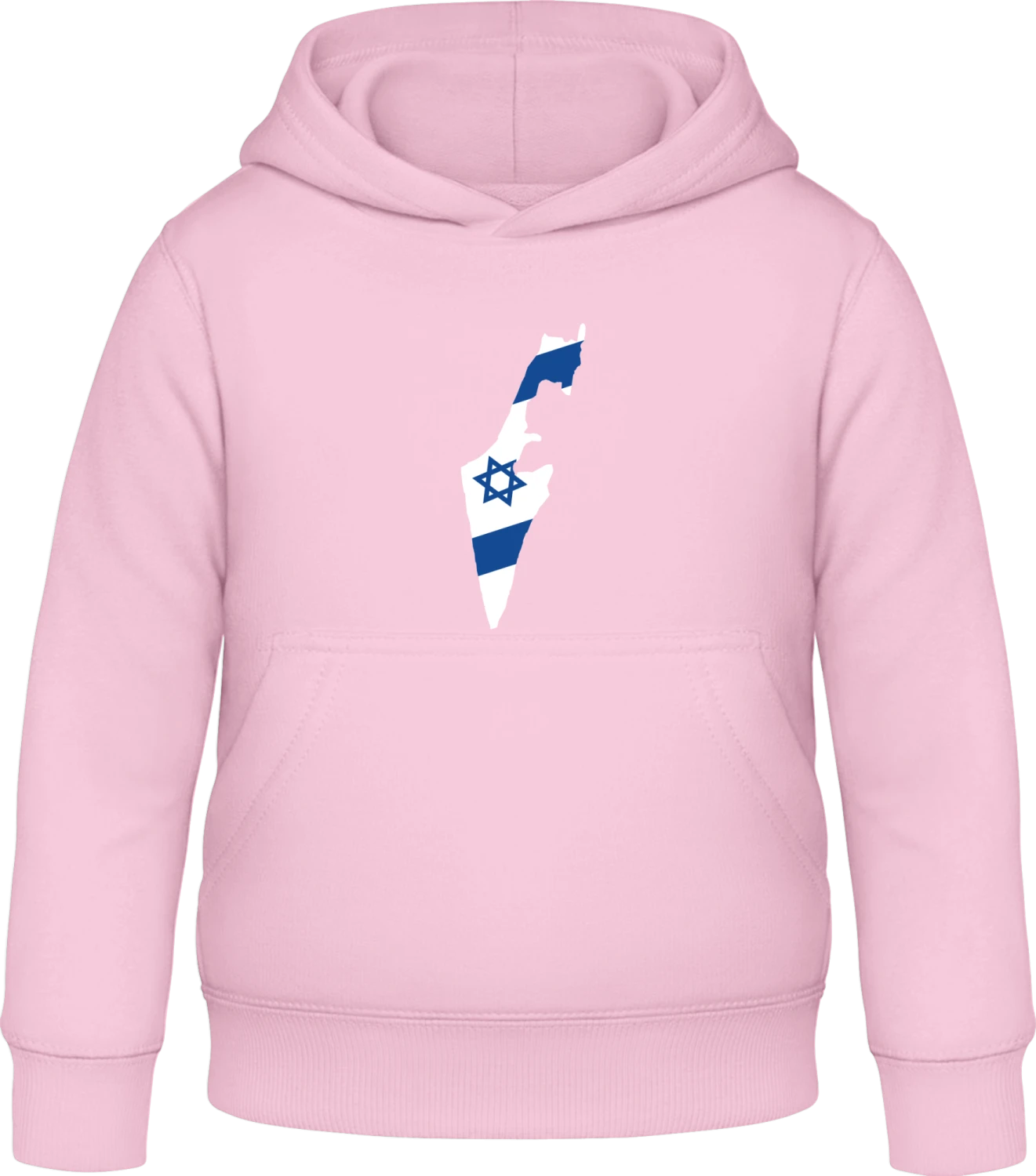 Israel Map - Baby pink Awdis Hoodie Kids - Front