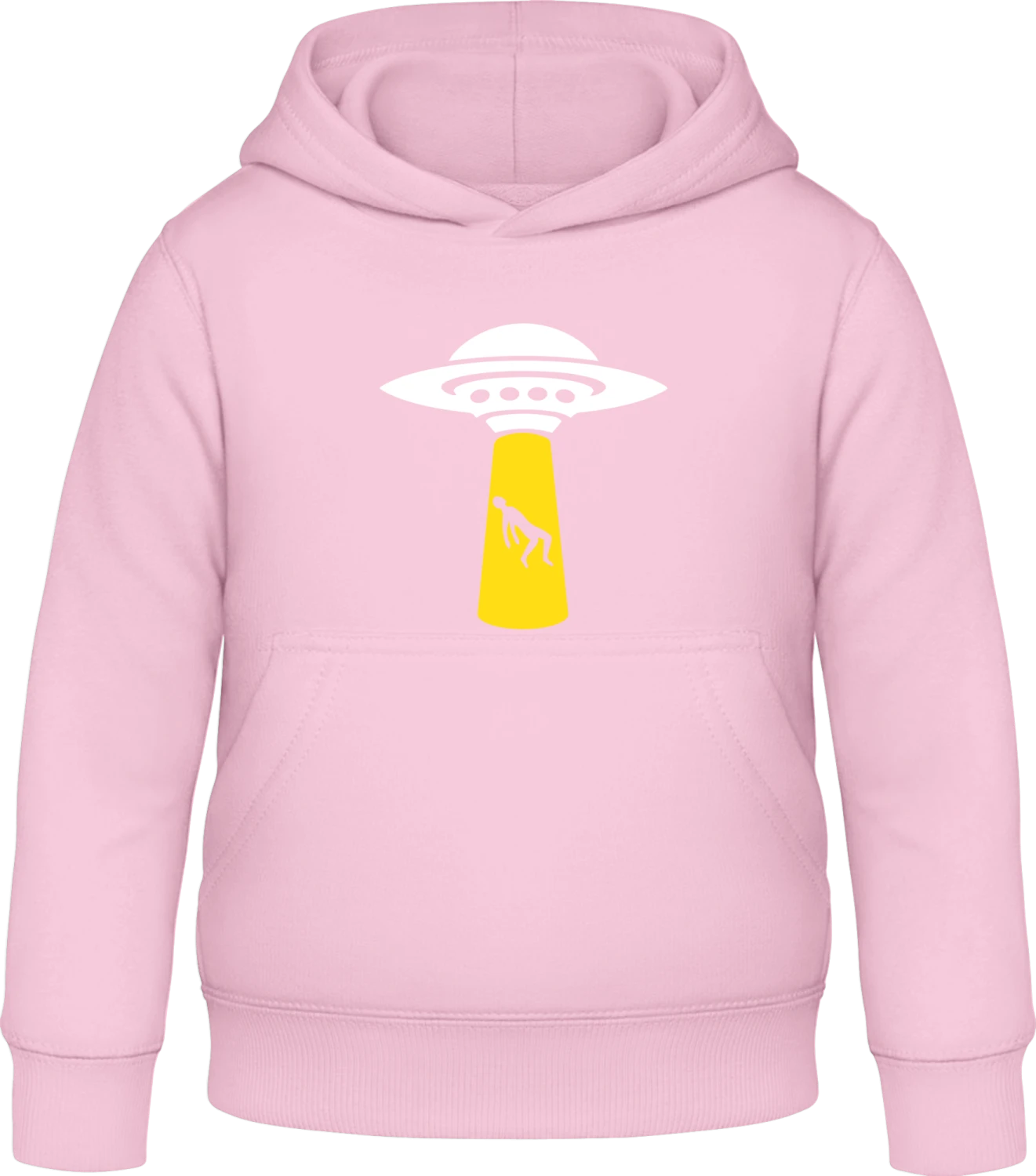 Extraterrestrian Abduction - Baby pink Awdis Hoodie Kids - Front