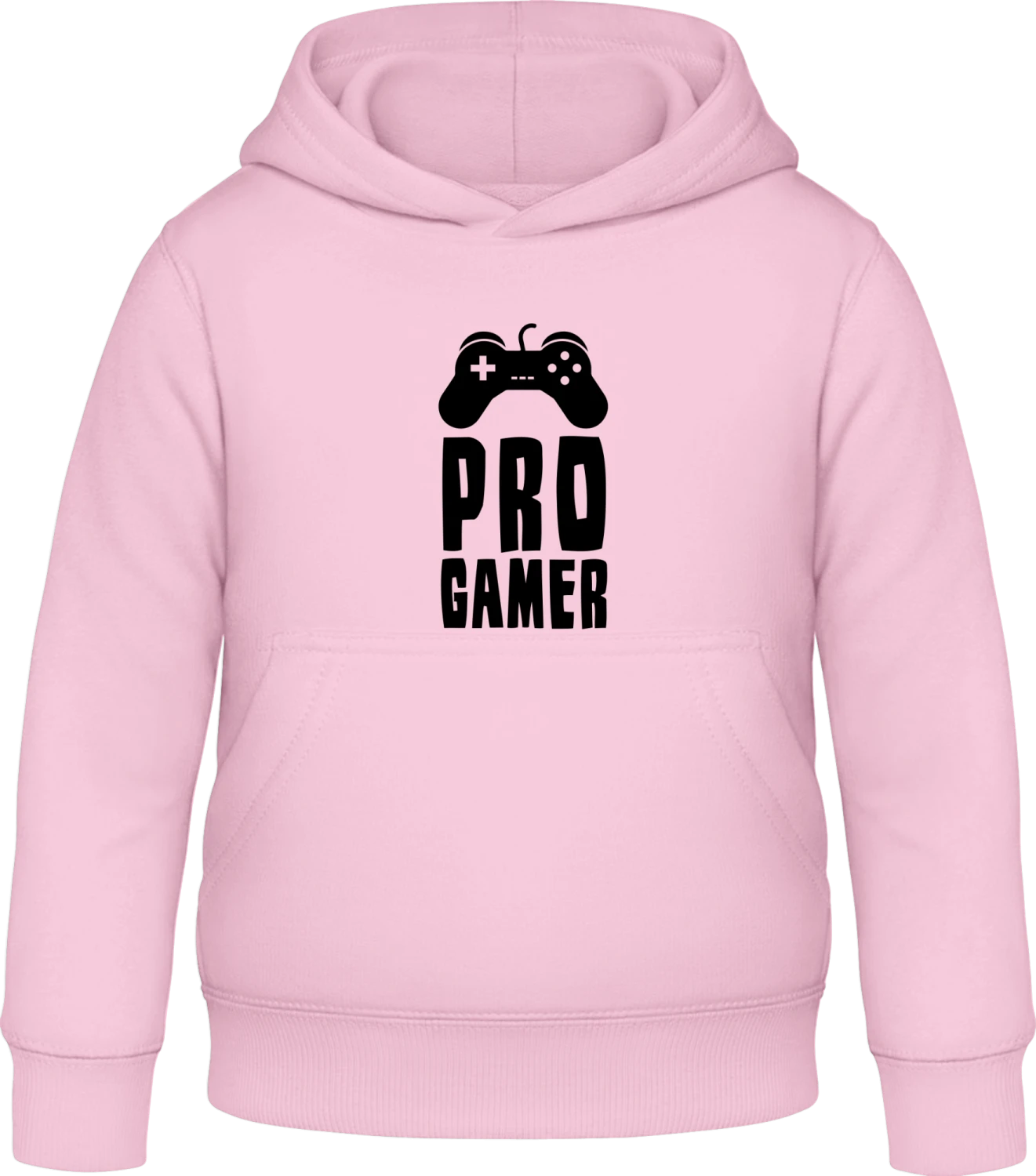 Pro Gamer - Baby pink Awdis Hoodie Kids - Front