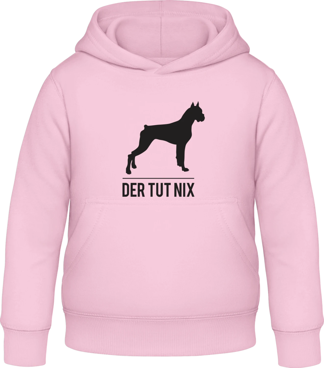 Der tut nix Kampfhund - Baby pink Awdis Hoodie Kids - Front