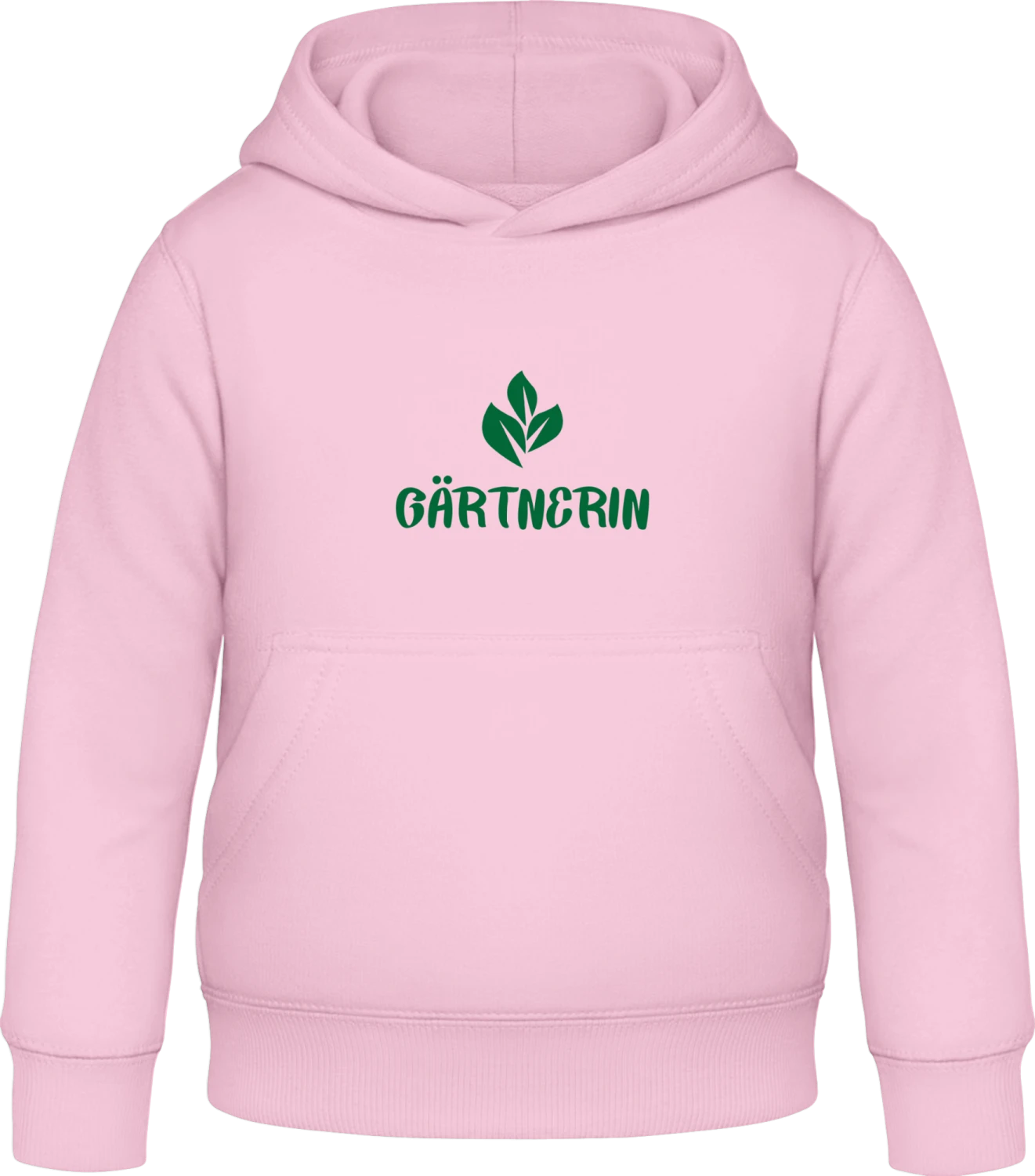 Gärtnerin - Baby pink Awdis Hoodie Kids - Front