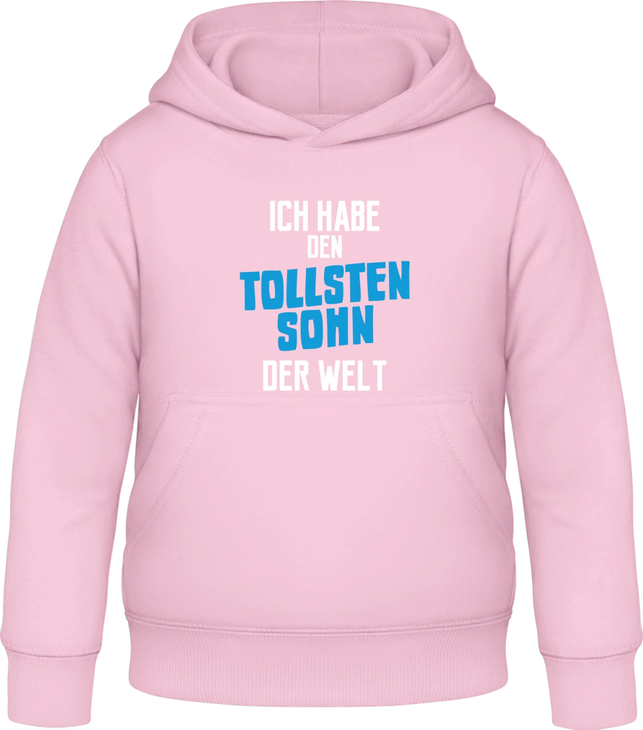 Ich habe den tollsten Sohn der Welt - Baby pink Awdis Hoodie Kids - Front