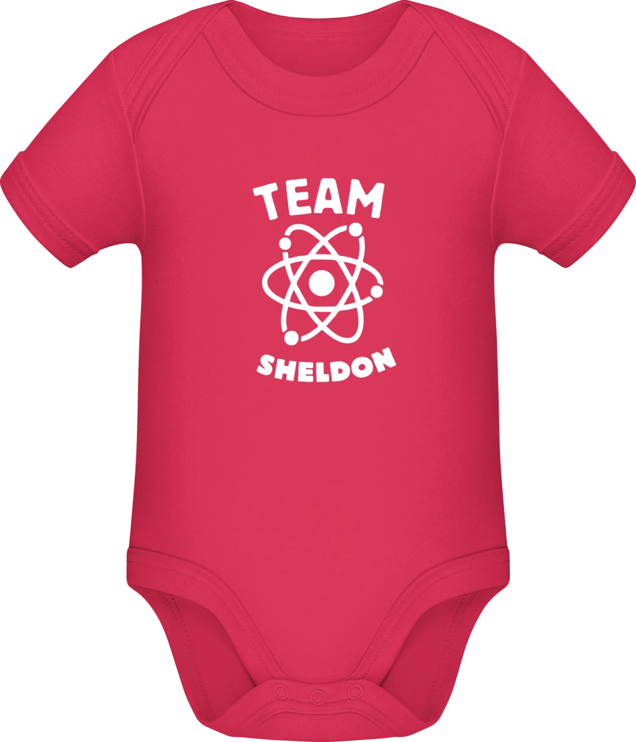 Team Sheldon - Sorbet Sonar SSL organic babybodsuit - Front