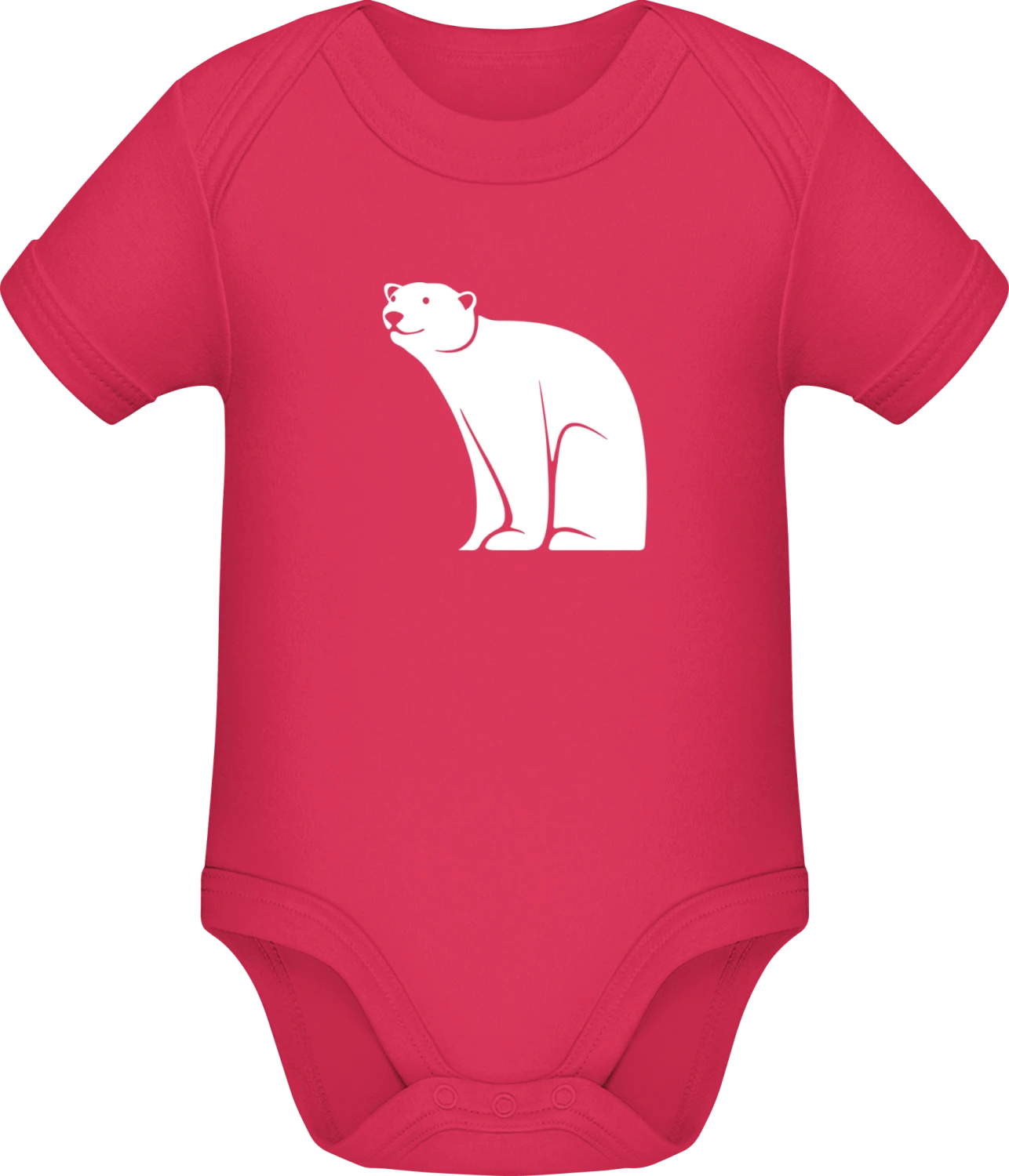 Ice Bear Icon - Sorbet Sonar SSL organic babybodsuit - Front