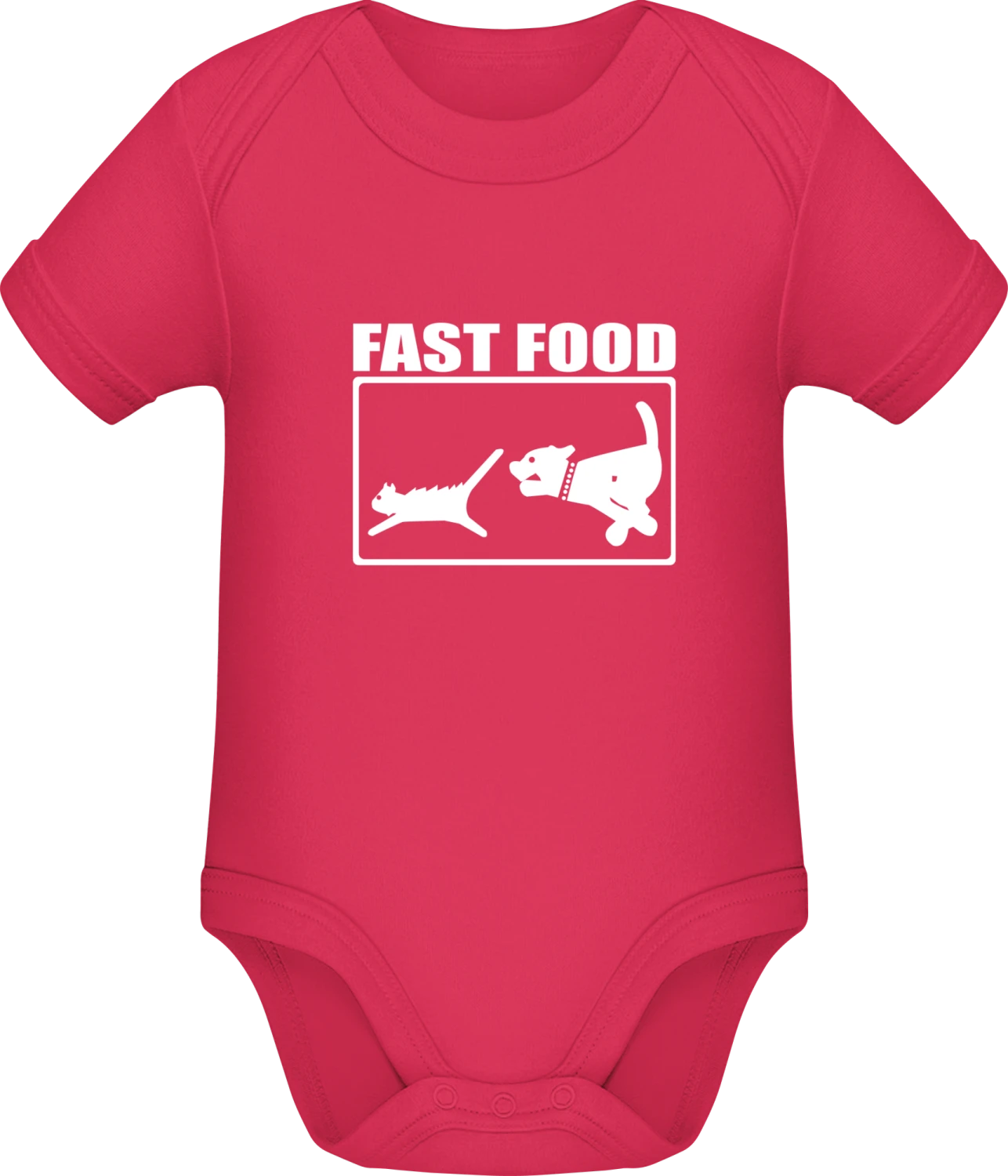 Fast Food - Sorbet Sonar SSL organic babybodsuit - Front