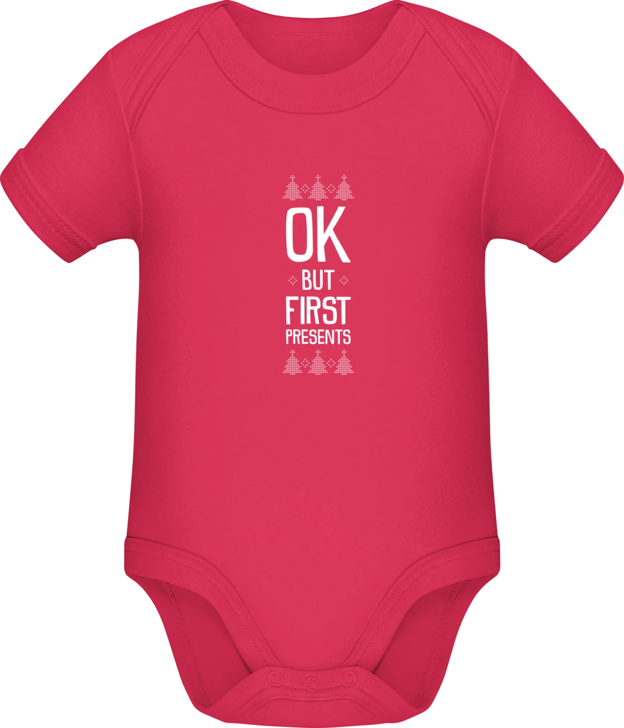 OK But First Presents - Sorbet Sonar SSL organic babybodsuit - Front