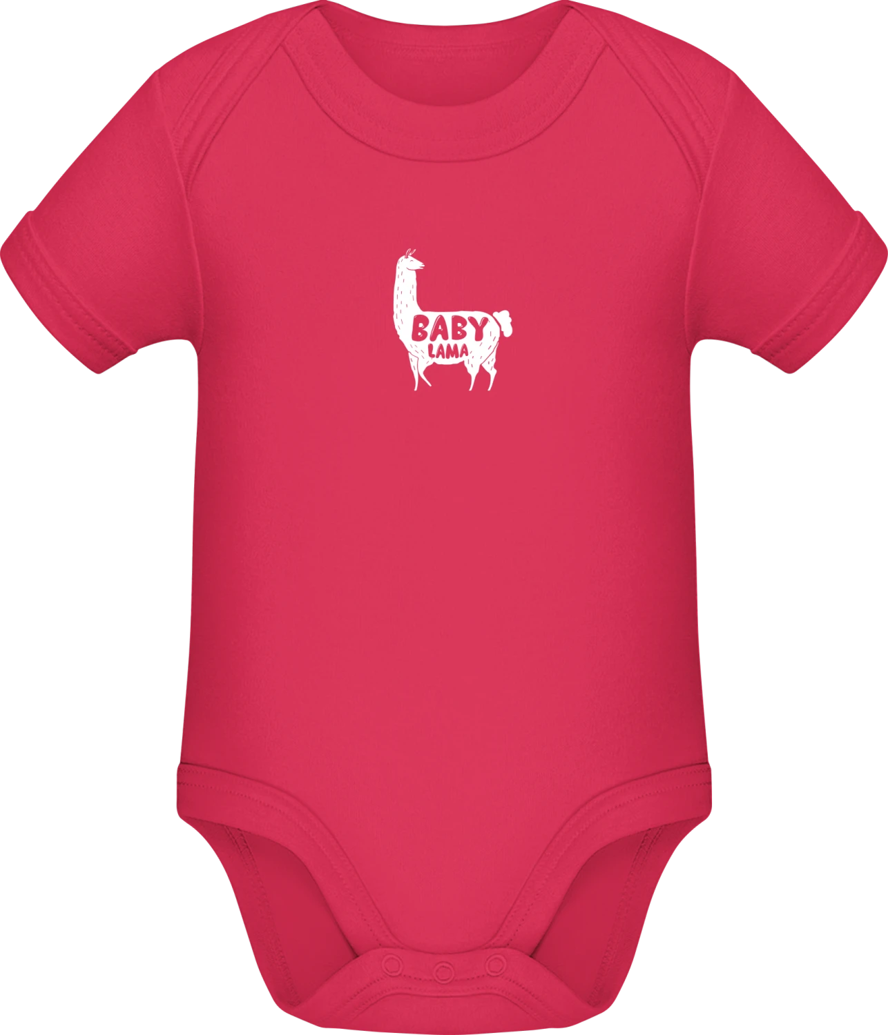 Baby Lama - Sorbet Sonar SSL organic babybodsuit - Front