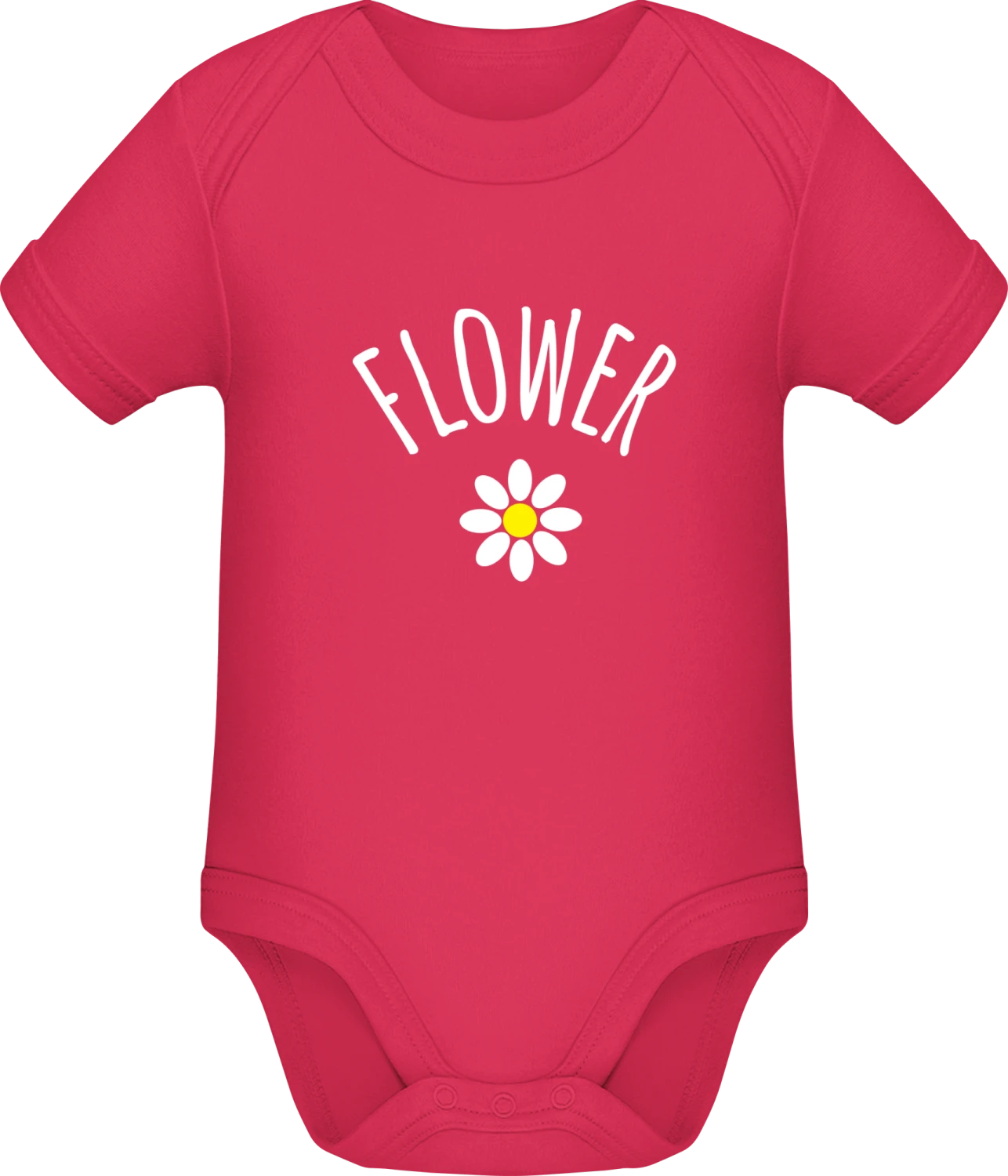 Flower Nickname - Sorbet Sonar SSL organic babybodsuit - Front