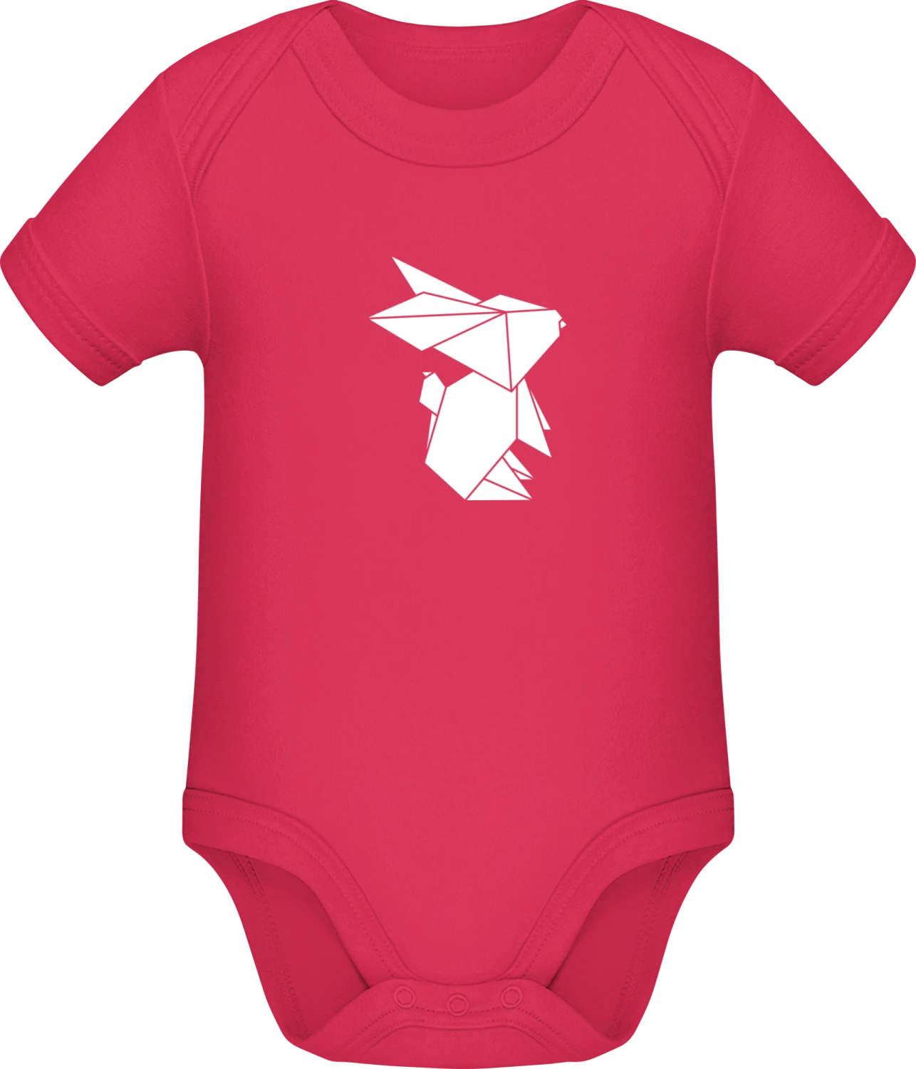 Paper Bunny - Sorbet Sonar SSL organic babybodsuit - Front