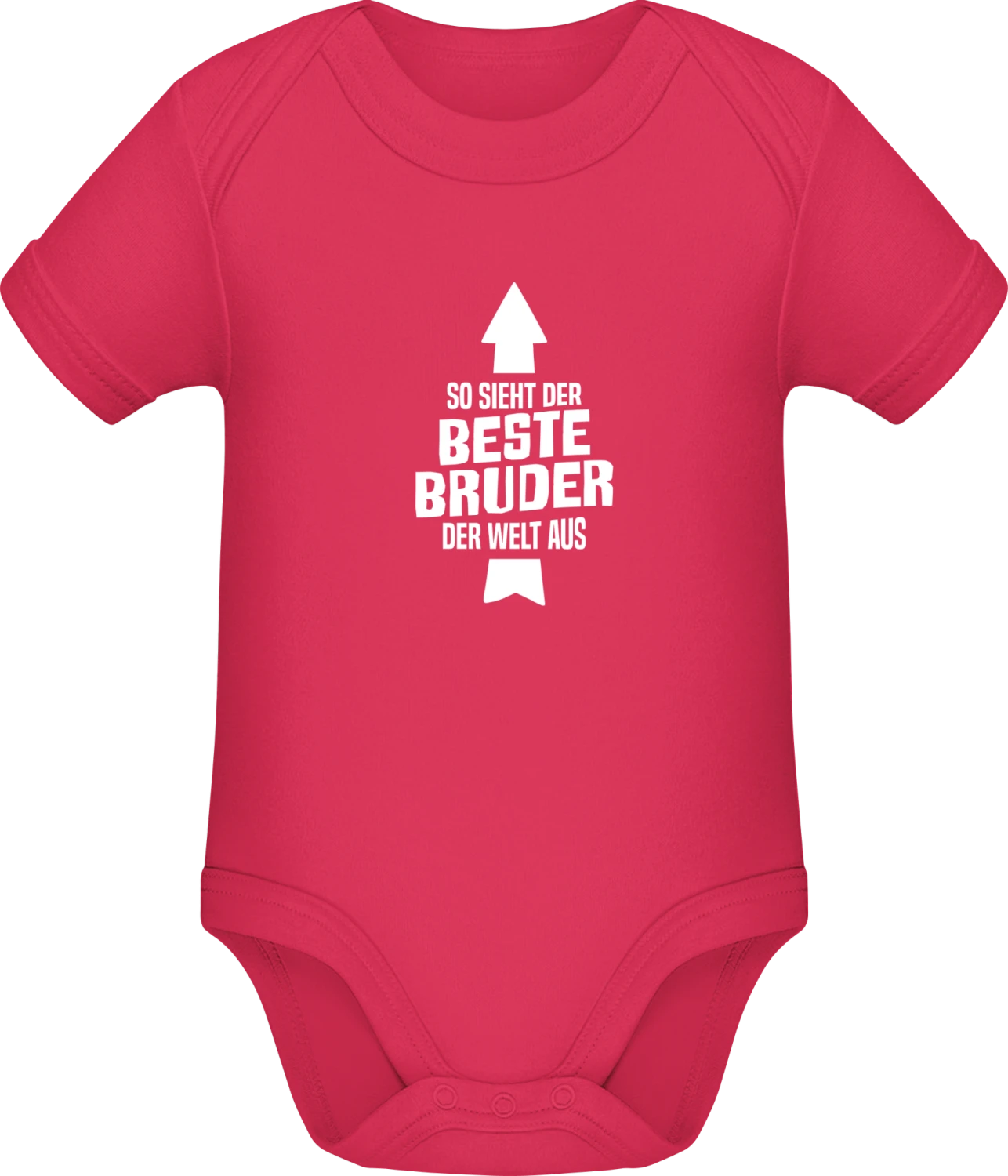 So sieht der beste Bruder der Welt aus - Sorbet Sonar SSL organic babybodsuit - Front