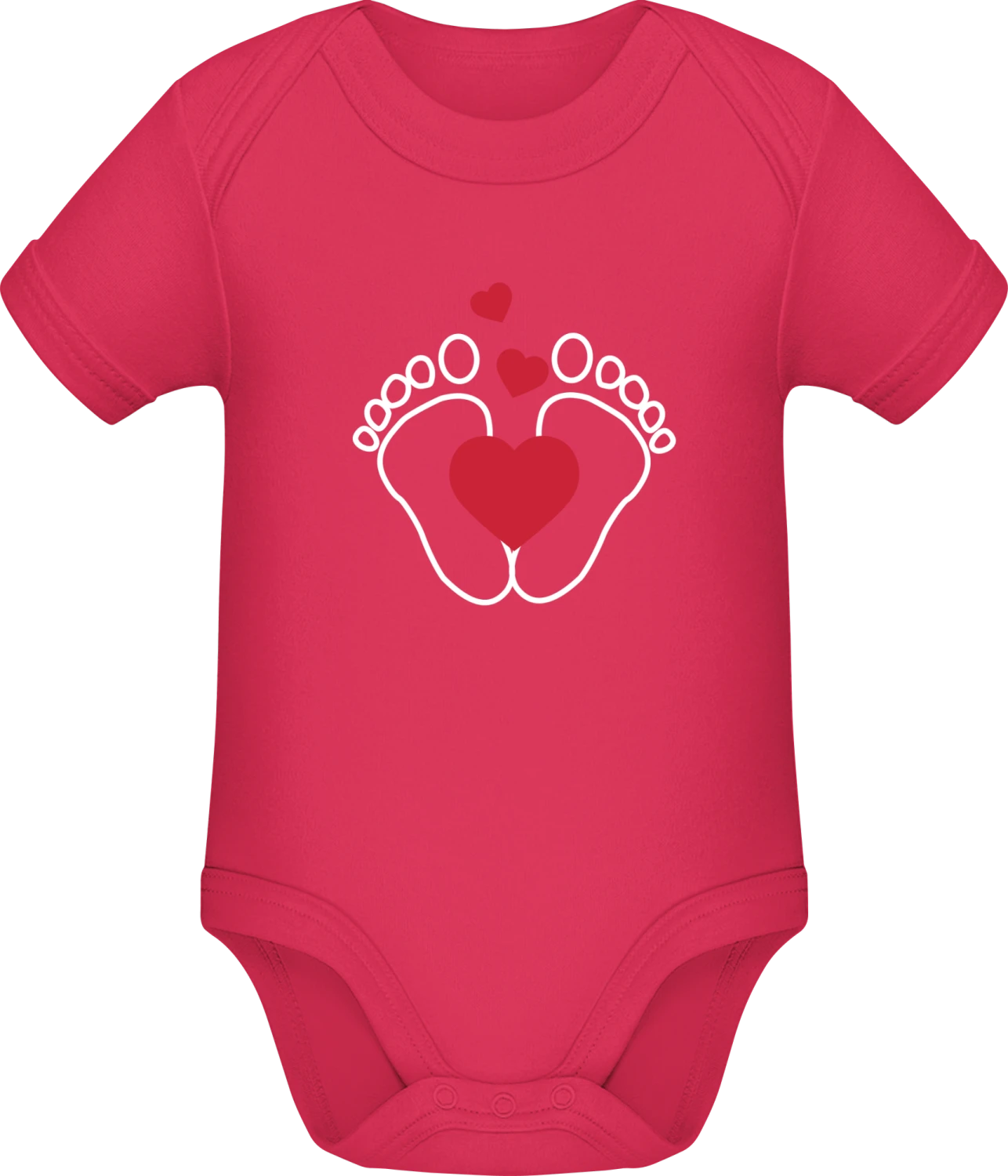 Baby Footprints - Sorbet Sonar SSL organic babybodsuit - Front