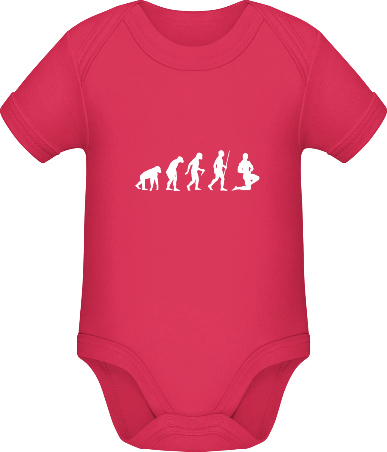 Body Building Evolution - Sorbet Sonar SSL organic babybodsuit - Front