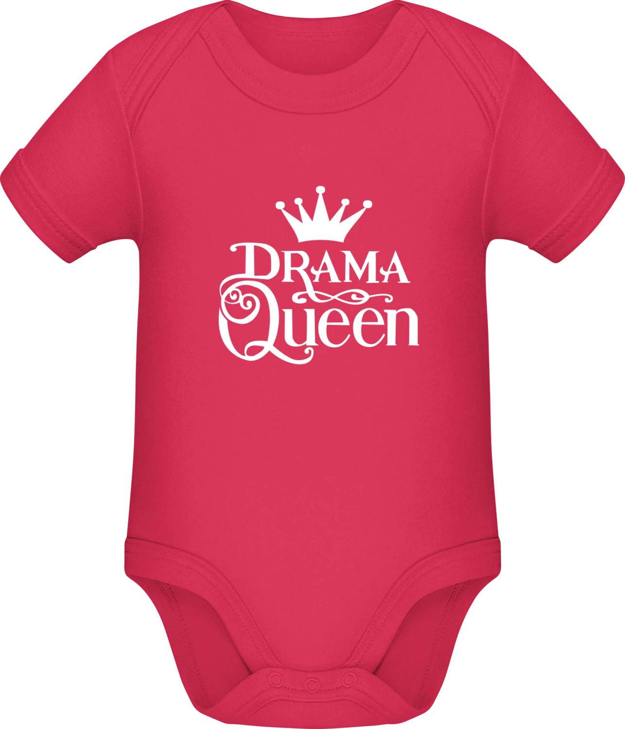 Drama Queen - Sorbet Sonar SSL organic babybodsuit - Front