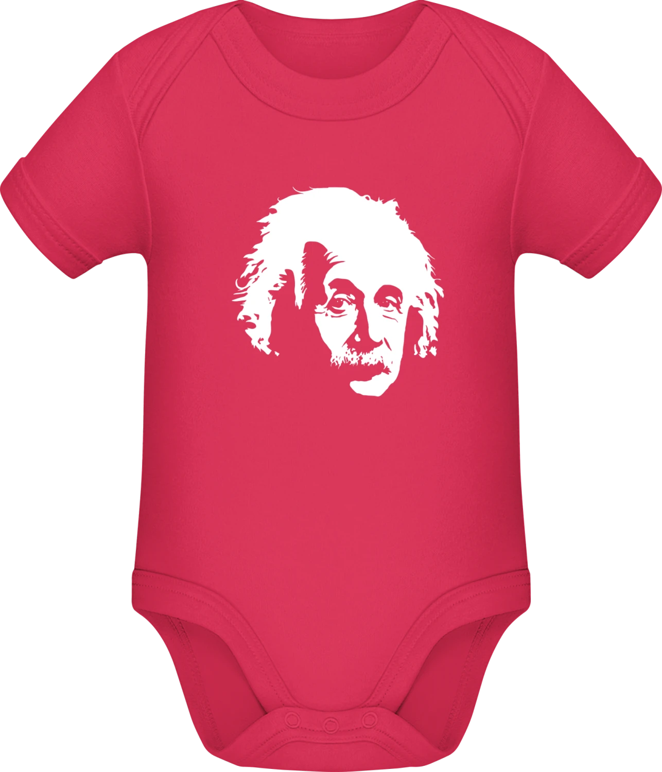 Einstein Face - Sorbet Sonar SSL organic babybodsuit - Front