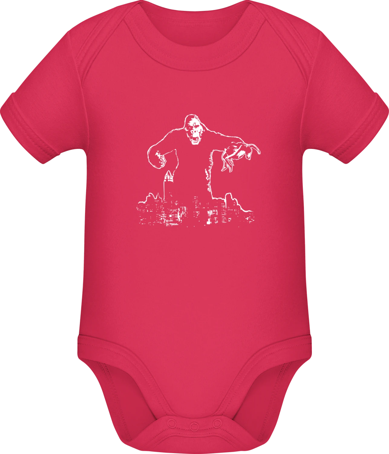 King Kong - Sorbet Sonar SSL organic babybodsuit - Front