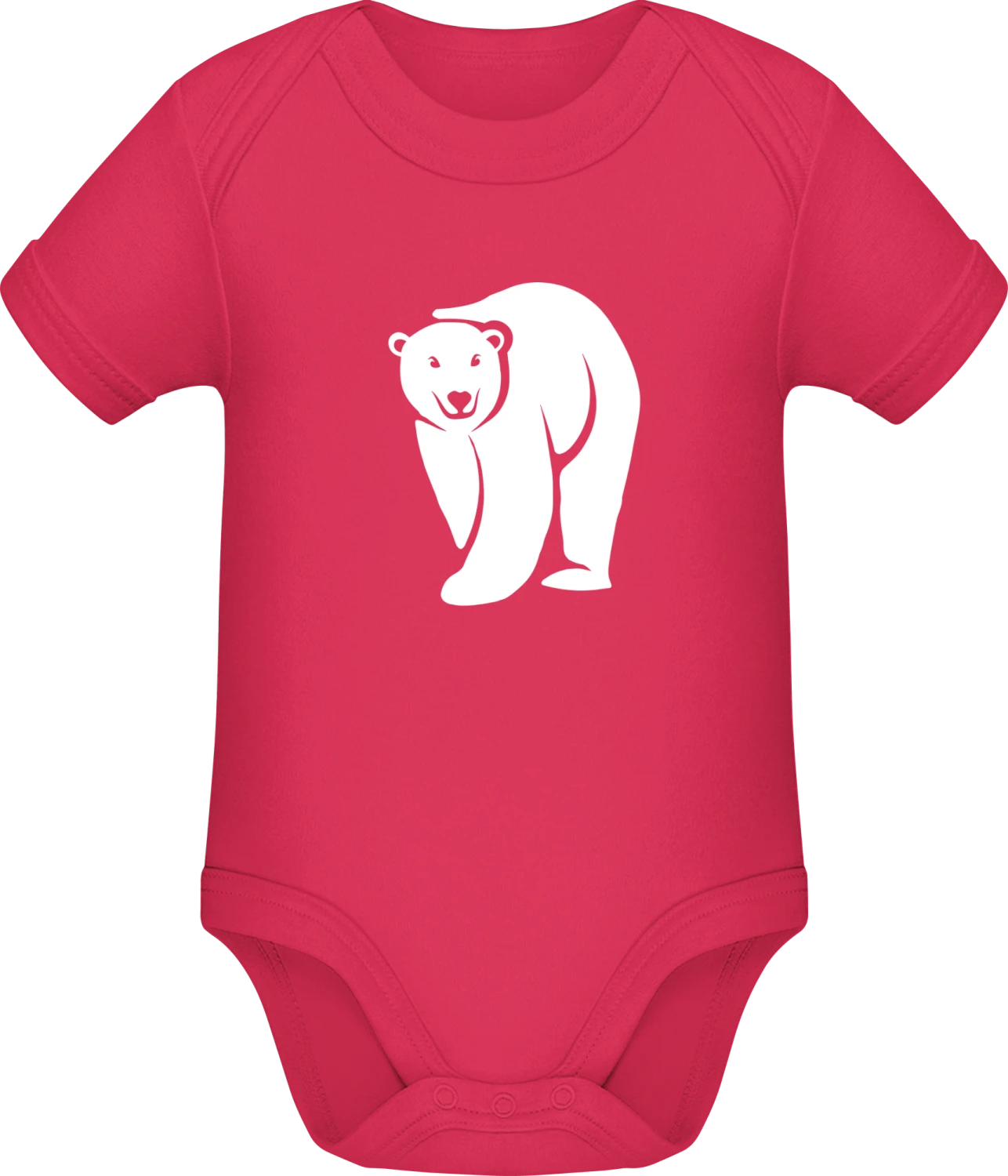 Polar Bear - Sorbet Sonar SSL organic babybodsuit - Front