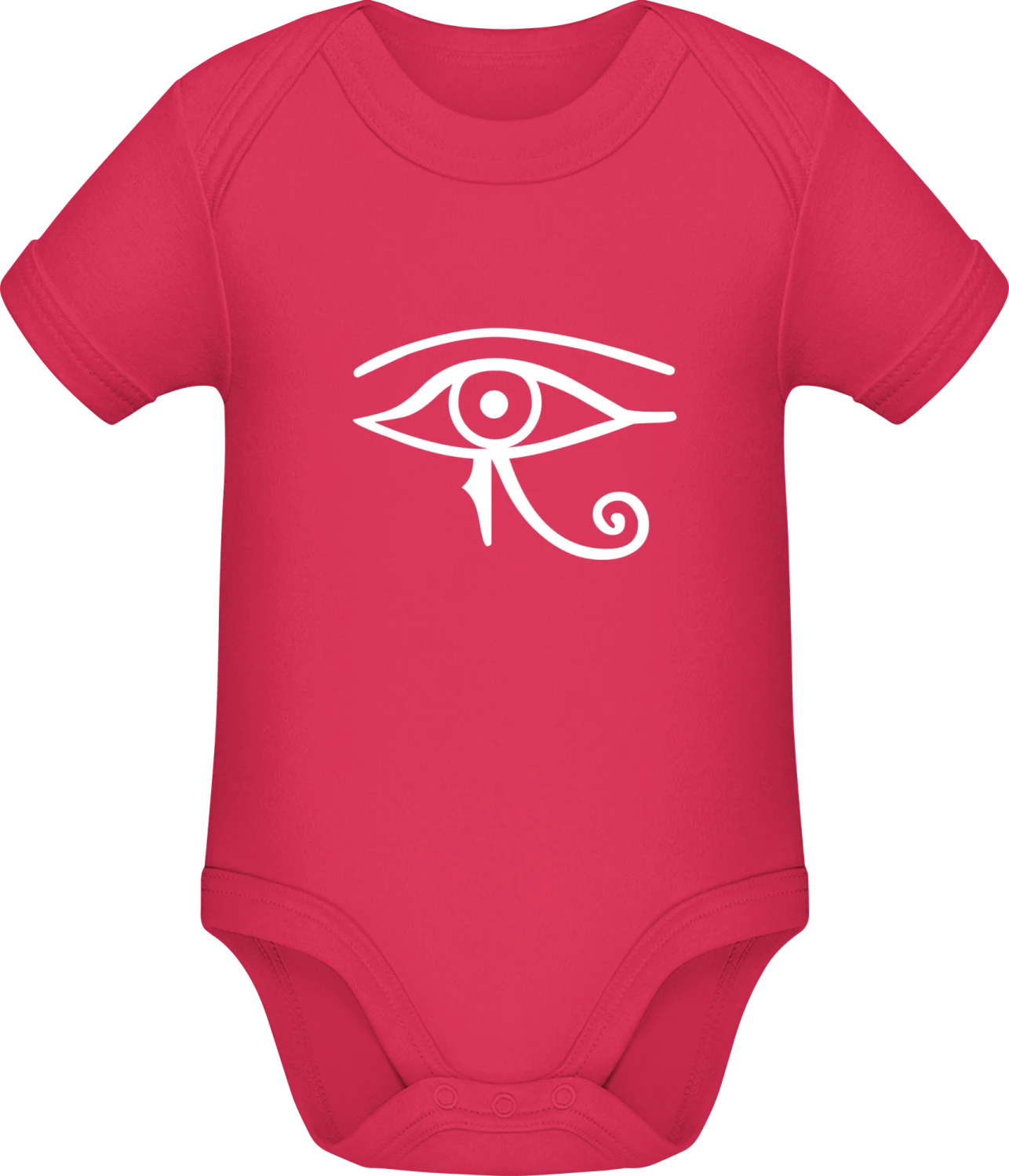 Eye of Horus - Sorbet Sonar SSL organic babybodsuit - Front