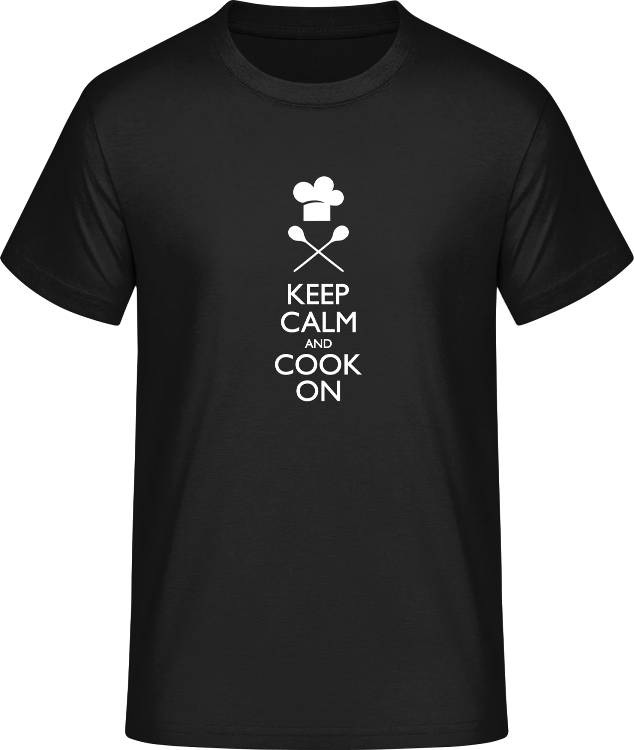 Keep Calm Cook on - Front_Schwarz