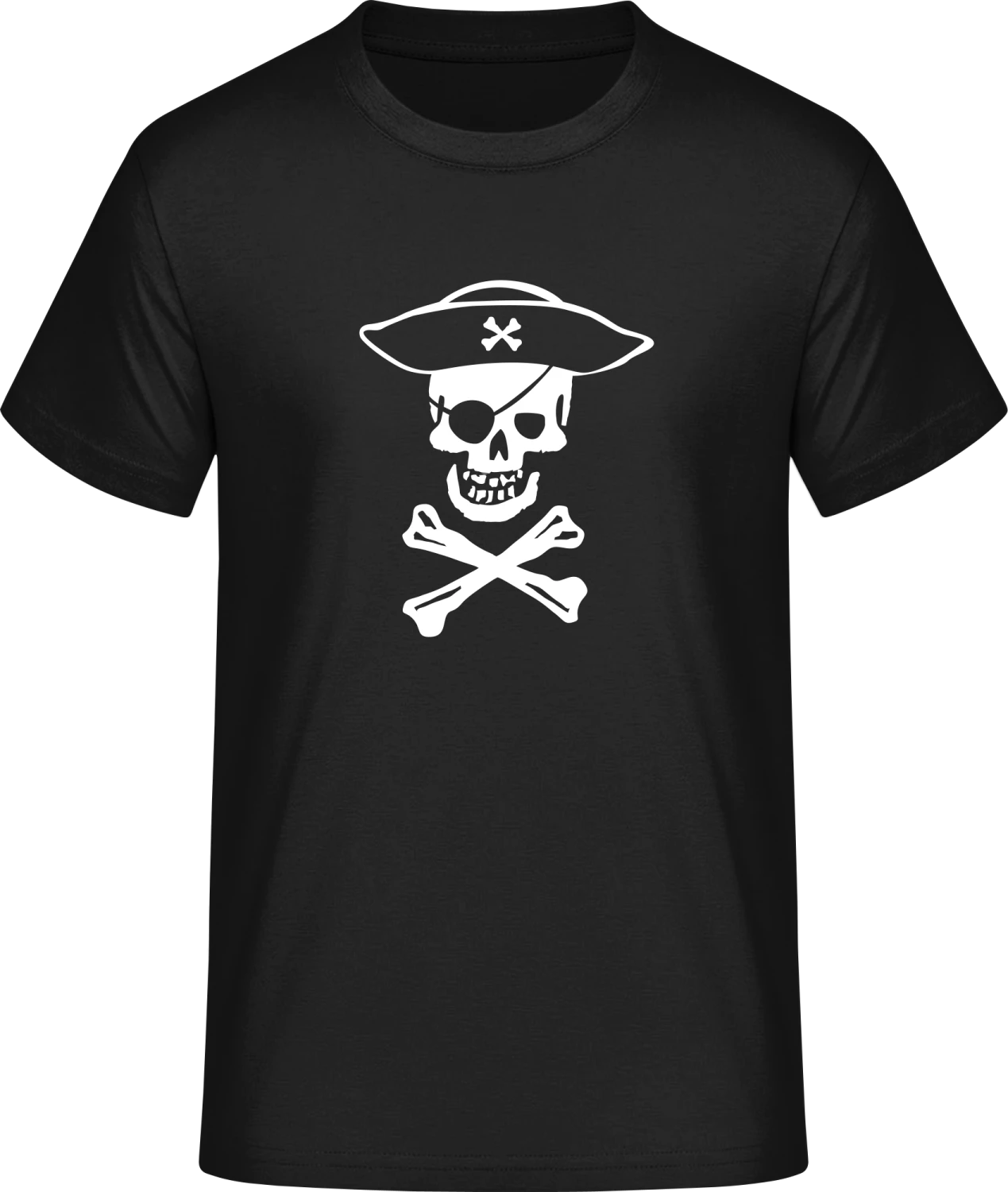 Pirate Skull - Front_Schwarz